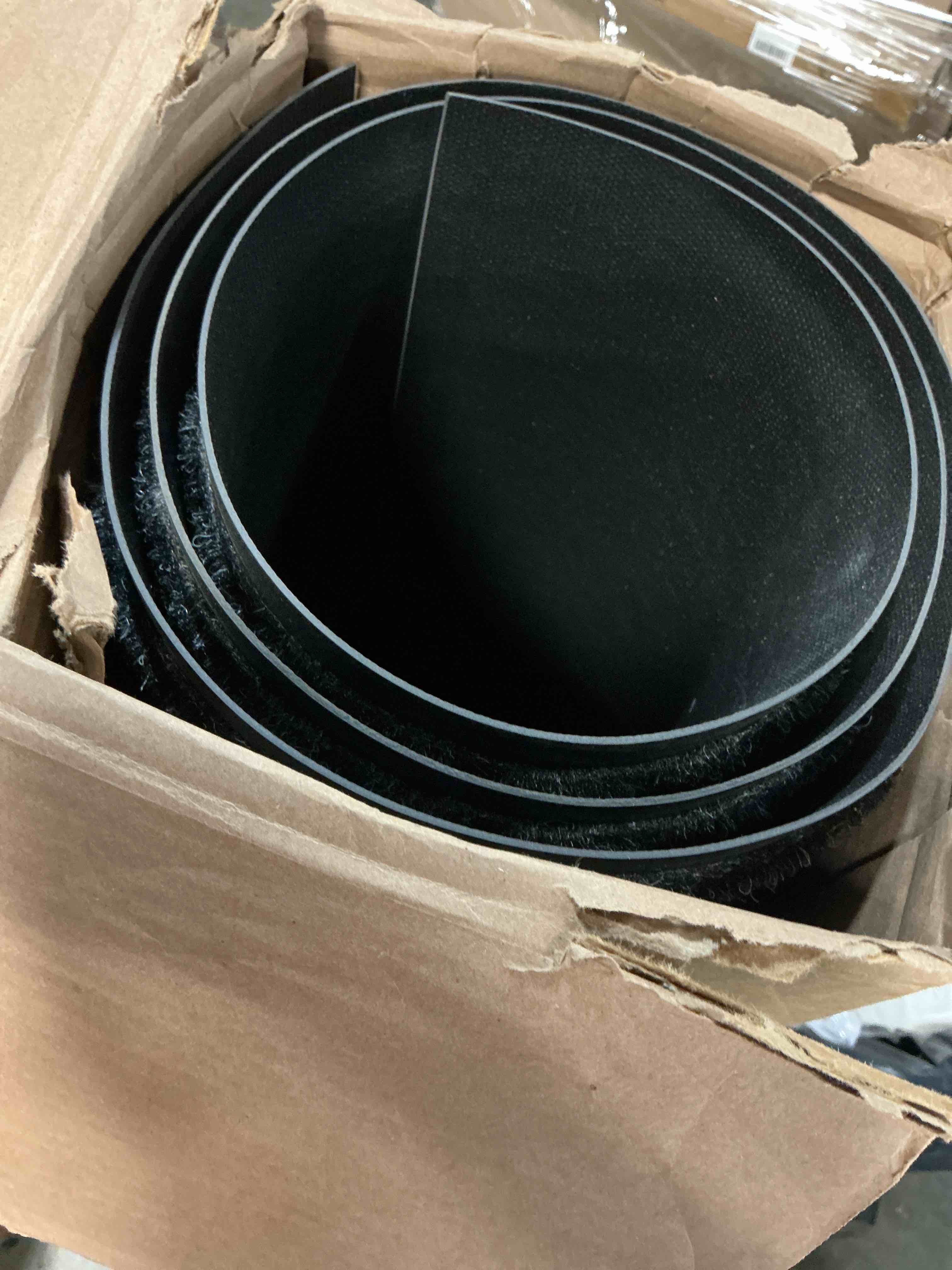 Condition photo showing Good Condition for notrax 109 industrial door mat, 3' x 10' large entrance mat, heavy duty commercial rug for businesses, welcome lobbies, garage, and mudroom, made in the usa, charcoal black, brush step 109s0310ch 3' x 10' (rectangular) charcoal solid
