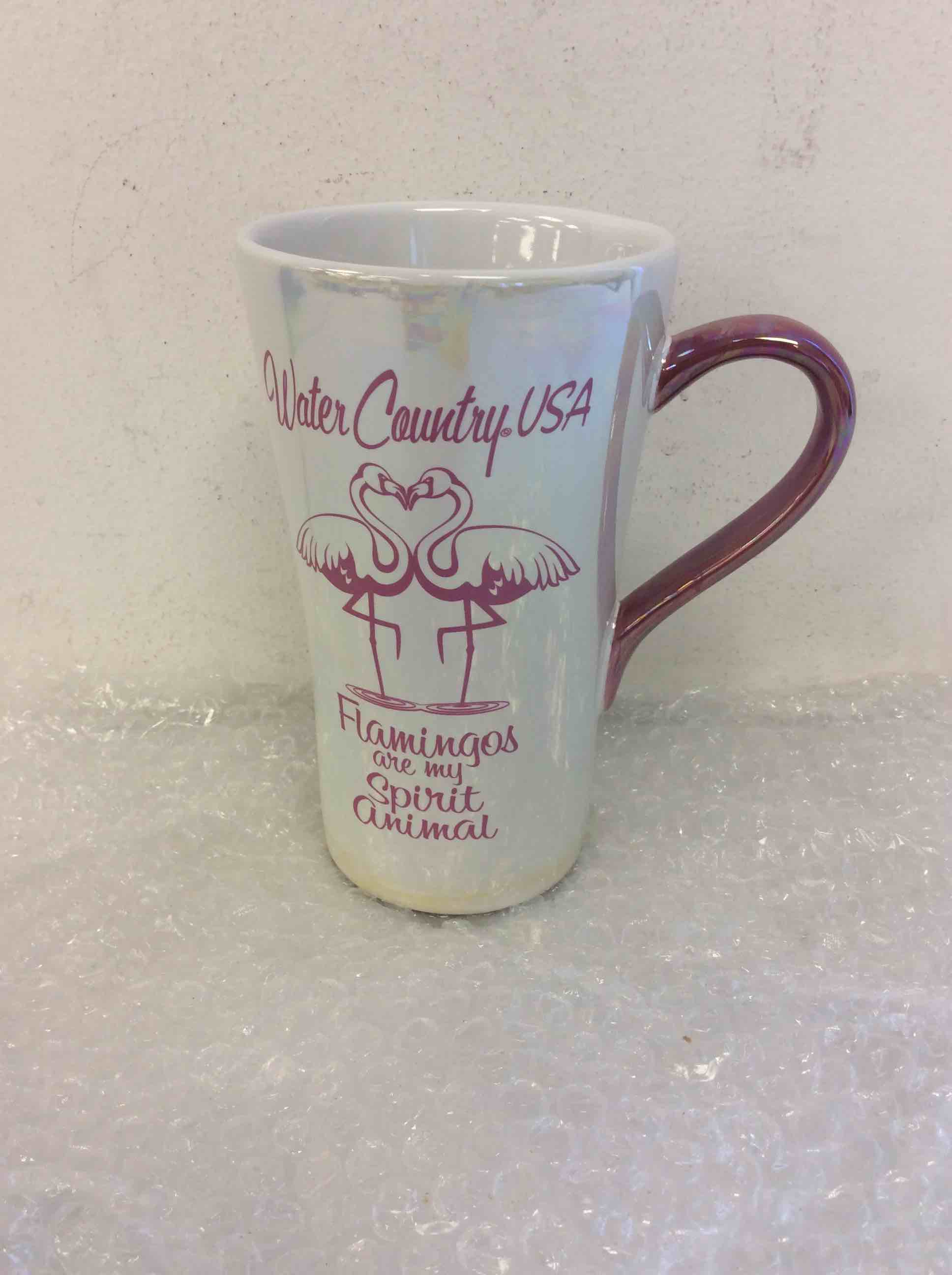 Condition photo showing New/Like New for water country usa flamingos are my spirit animal mugs 4 pcs