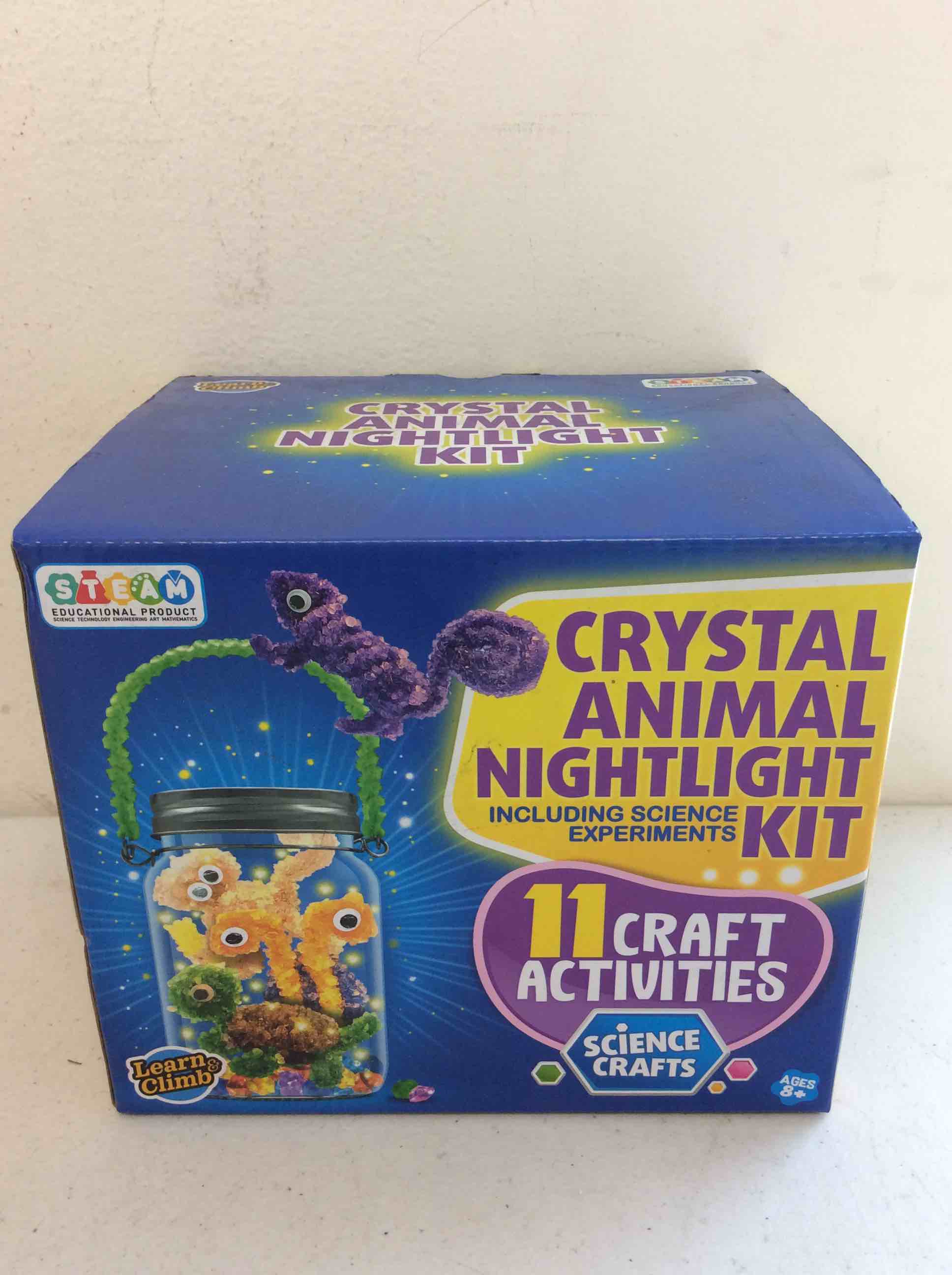 Condition photo showing New/Like New for learn & climb crystal animal nightlight kit for boys and girls