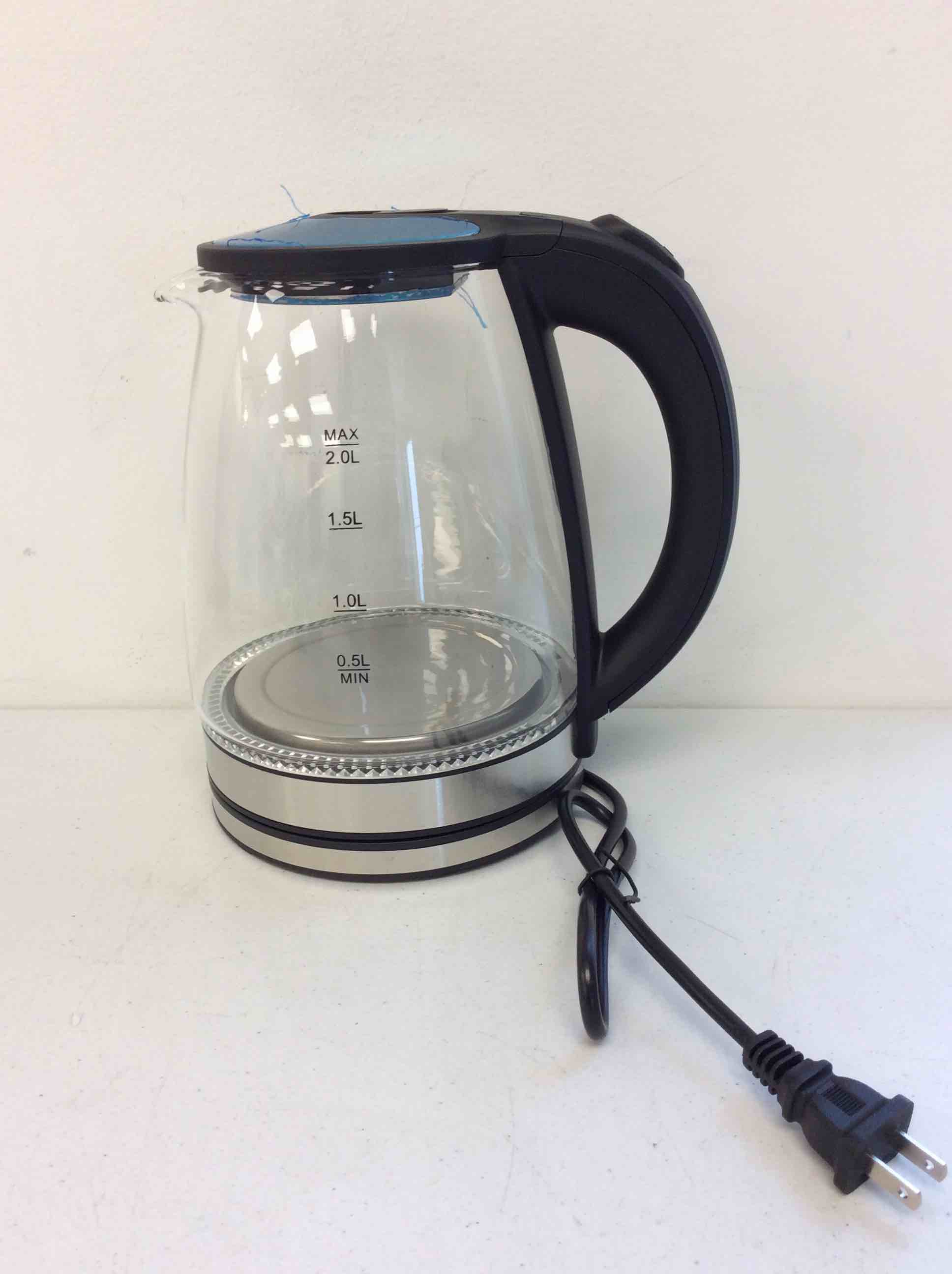 Condition photo showing New/Like New for electric glass kettle 2.0l (color may vary)