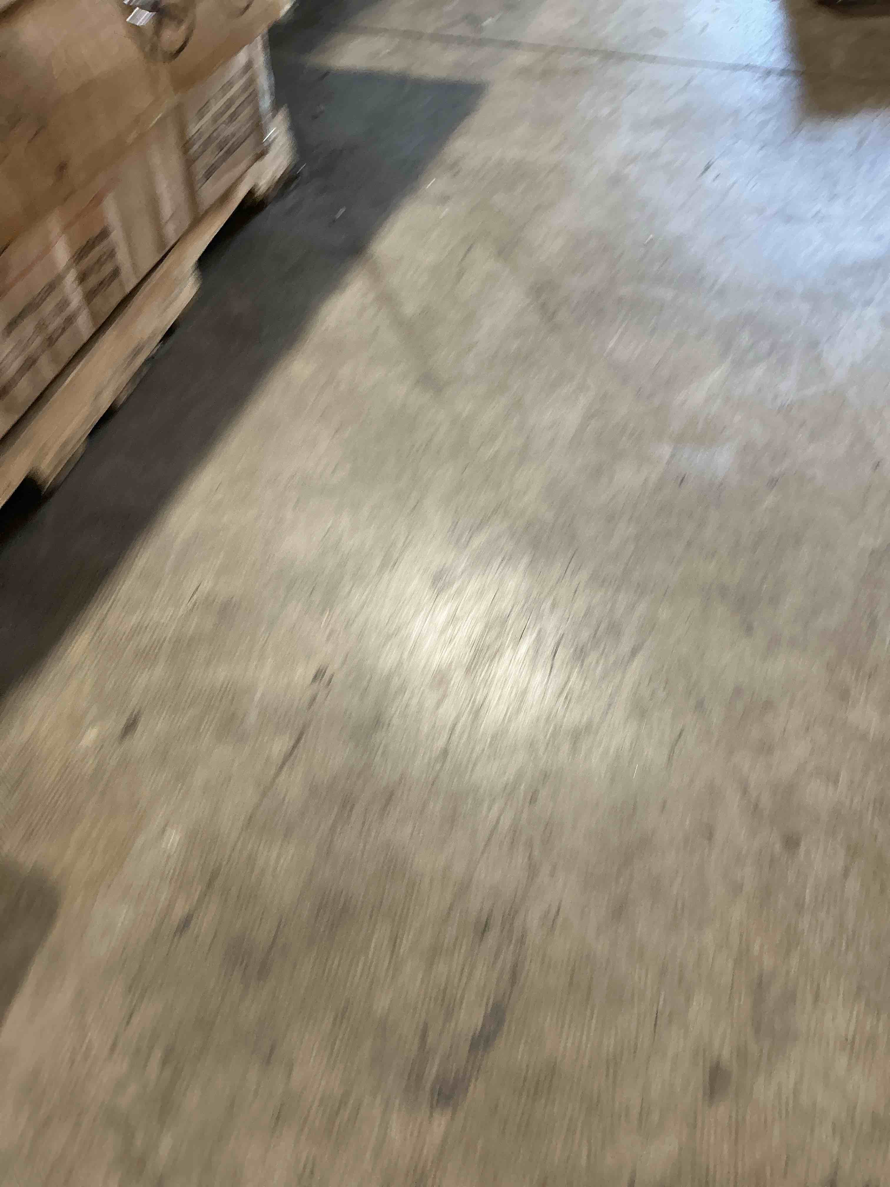 Condition photo showing Good Condition for fluted vanity desk with 30.2" mirror and lights, glass top makeup vanity with desktop light strips, 5 drawers, 2 cabinet & 6 open shelves, power outlet, lighting adjustable,natural ; incomplete