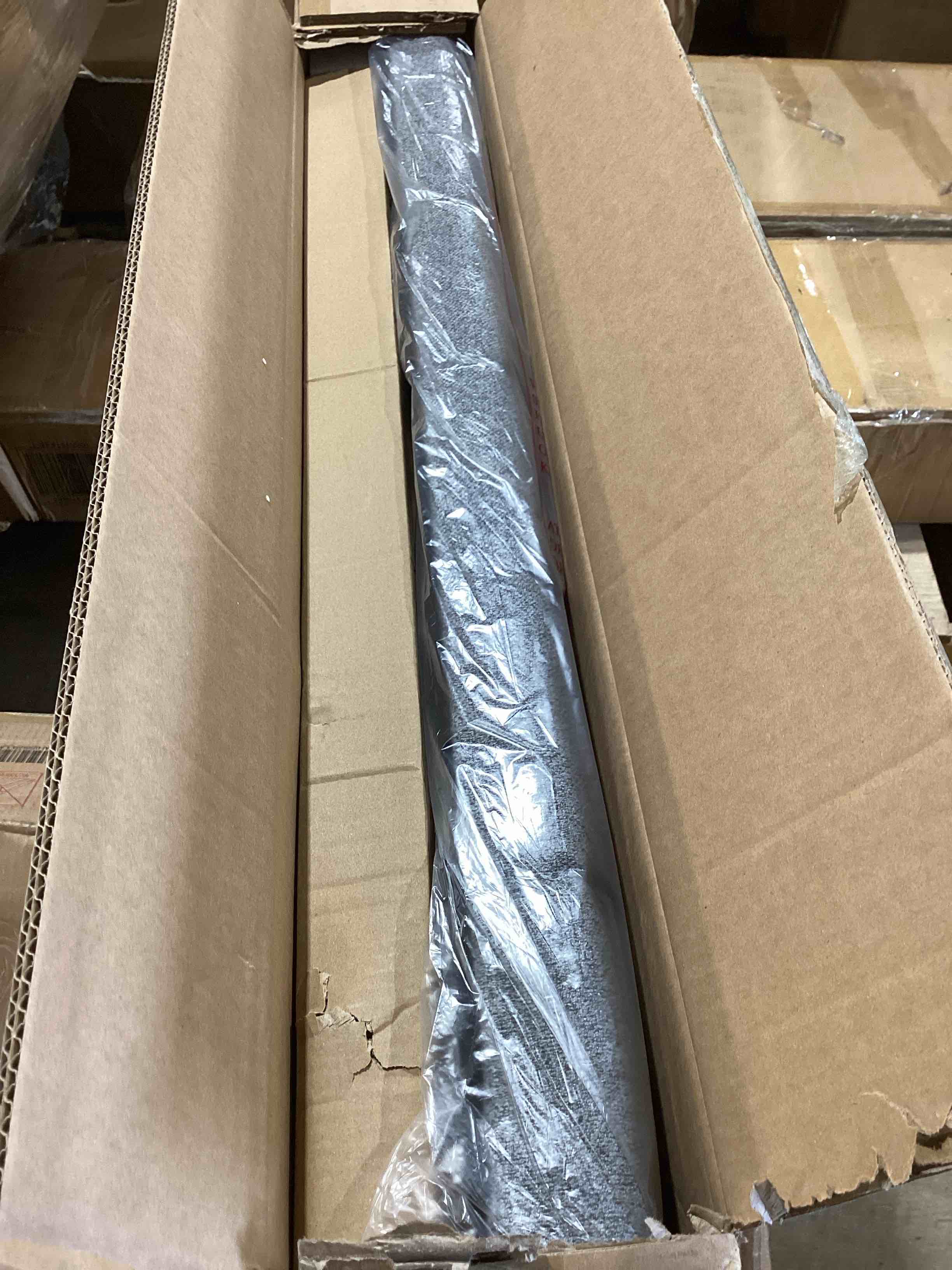 Condition photo showing Good Condition for daybed with pop up trundle bed, modern upholstered linen twin size day bed frame with stripes, tufted corner sofa bed furniture for bedroom, guest room, living room, no box spring required, grey