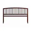 Richmond Walnut Brown Solid Wood King Slat Headboard