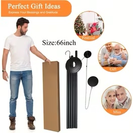 69-inch 6-tube Extra-large Wind Chime, 66...