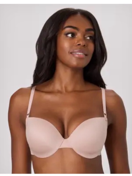case of 6 size 36c cream hanes maidenform personalized lift made just for you push up