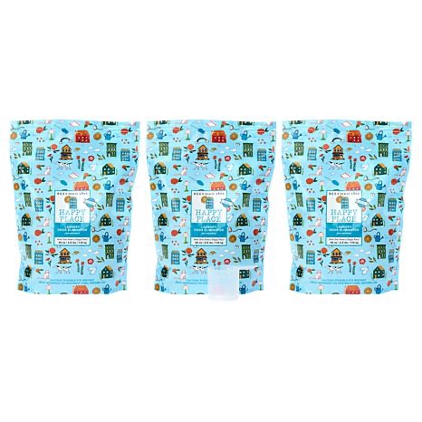 Happy Place 3-Pack Scent Booster & Odor Eliminator 40 oz. Pouches - Pure Unscented