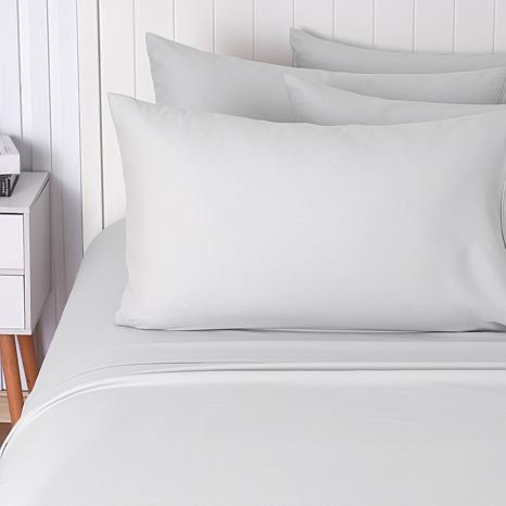south street loft queen size 6-piece coolmax sheet set - gray