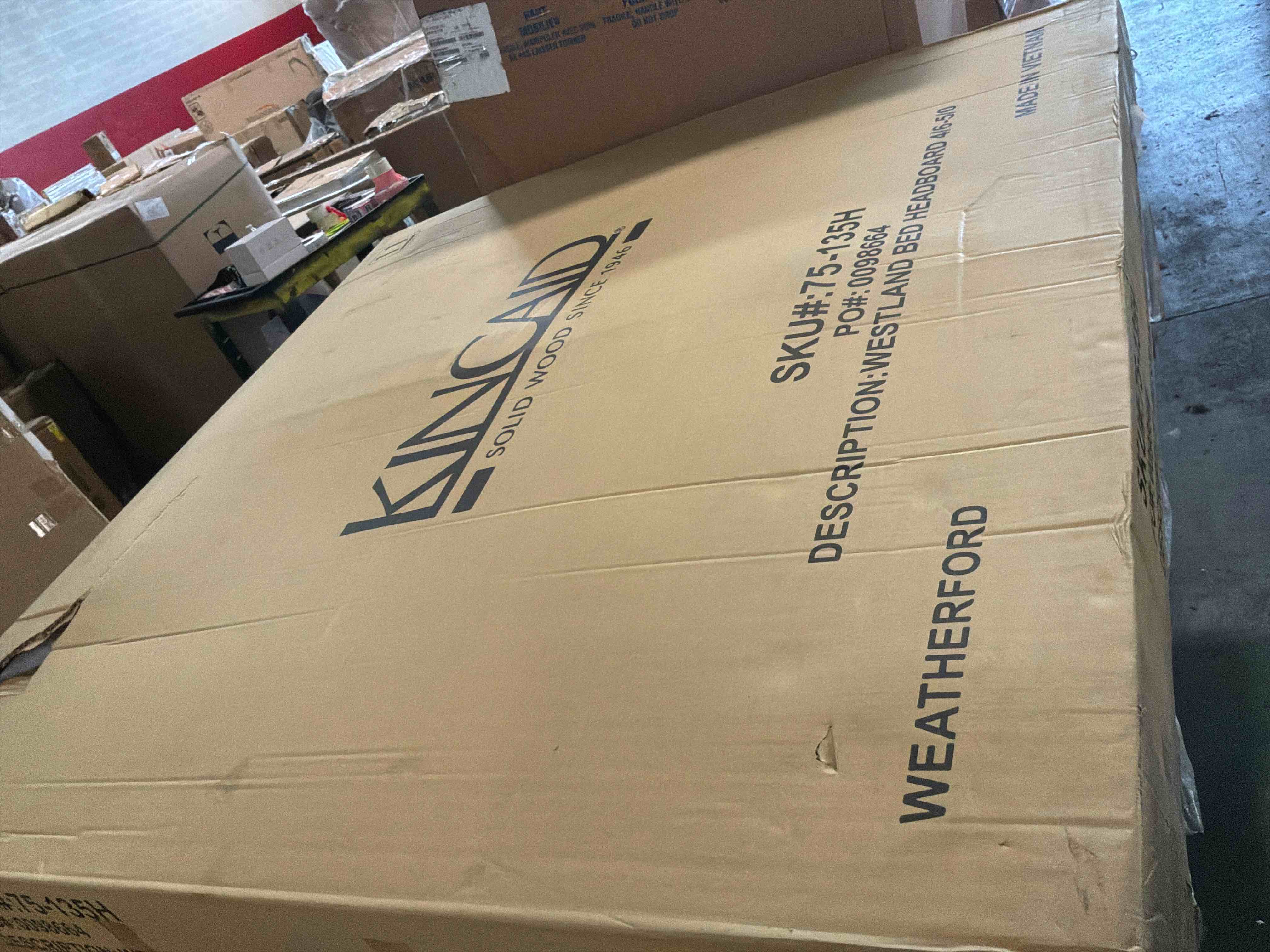 Condition photo showing Good Condition for westland bed headboard 