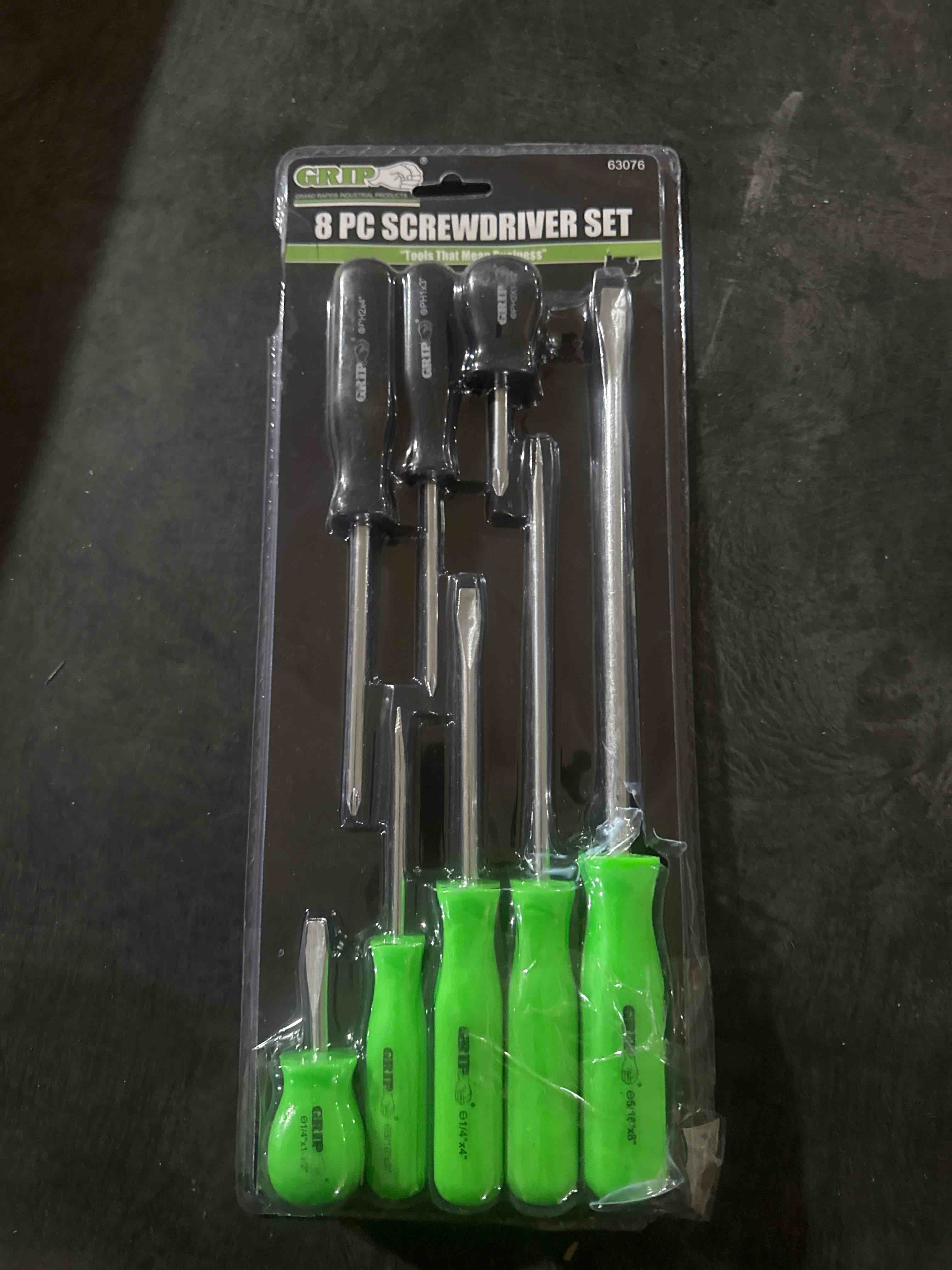 GRIP 8pc Screwdriver Set 63076