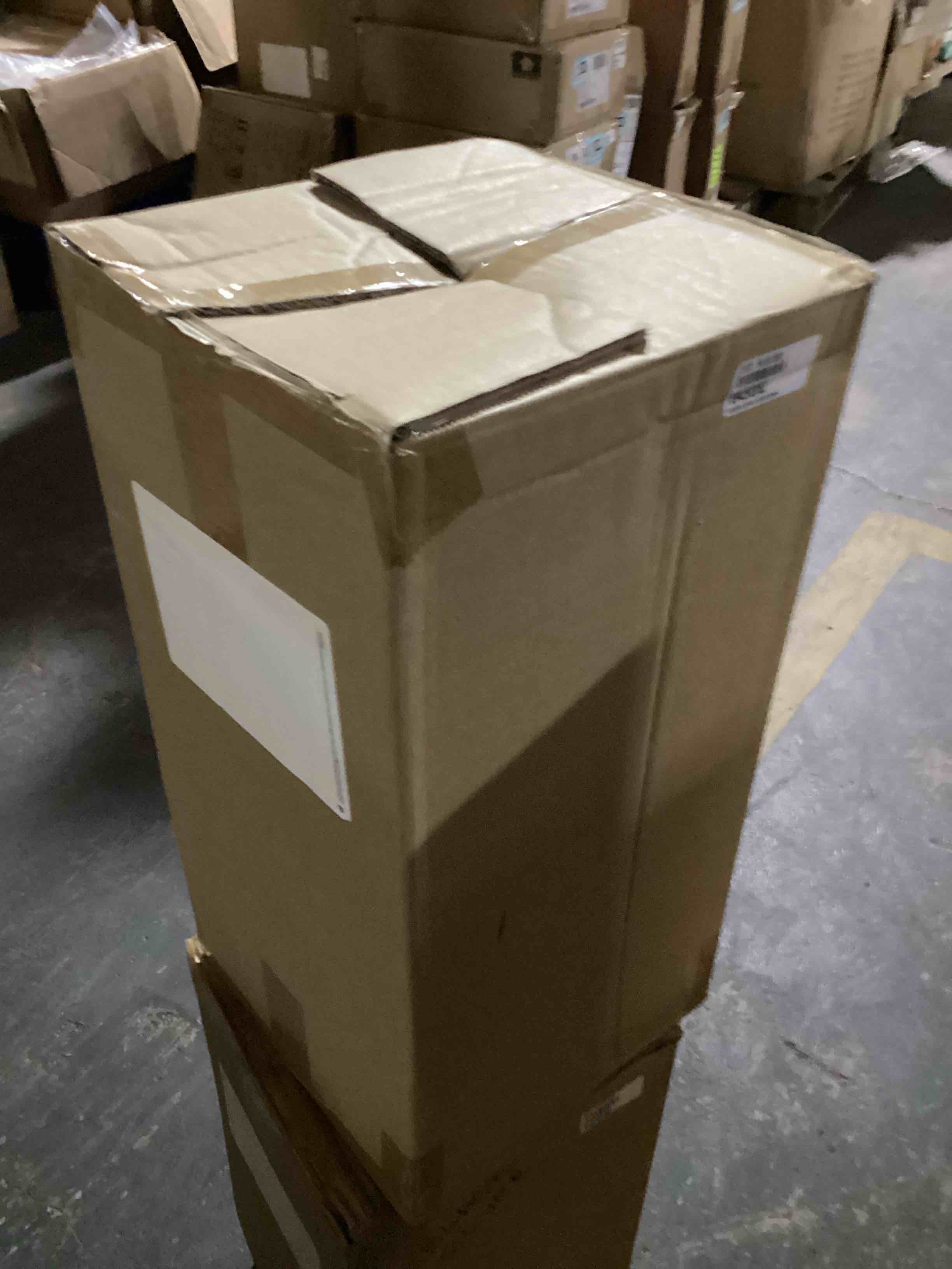 Condition photo showing Good Condition for hunter fan company hp400 round tower air purifier for small rooms featuring true hepa filtration and ecosilver® pre-filter for allergy and asthma relief