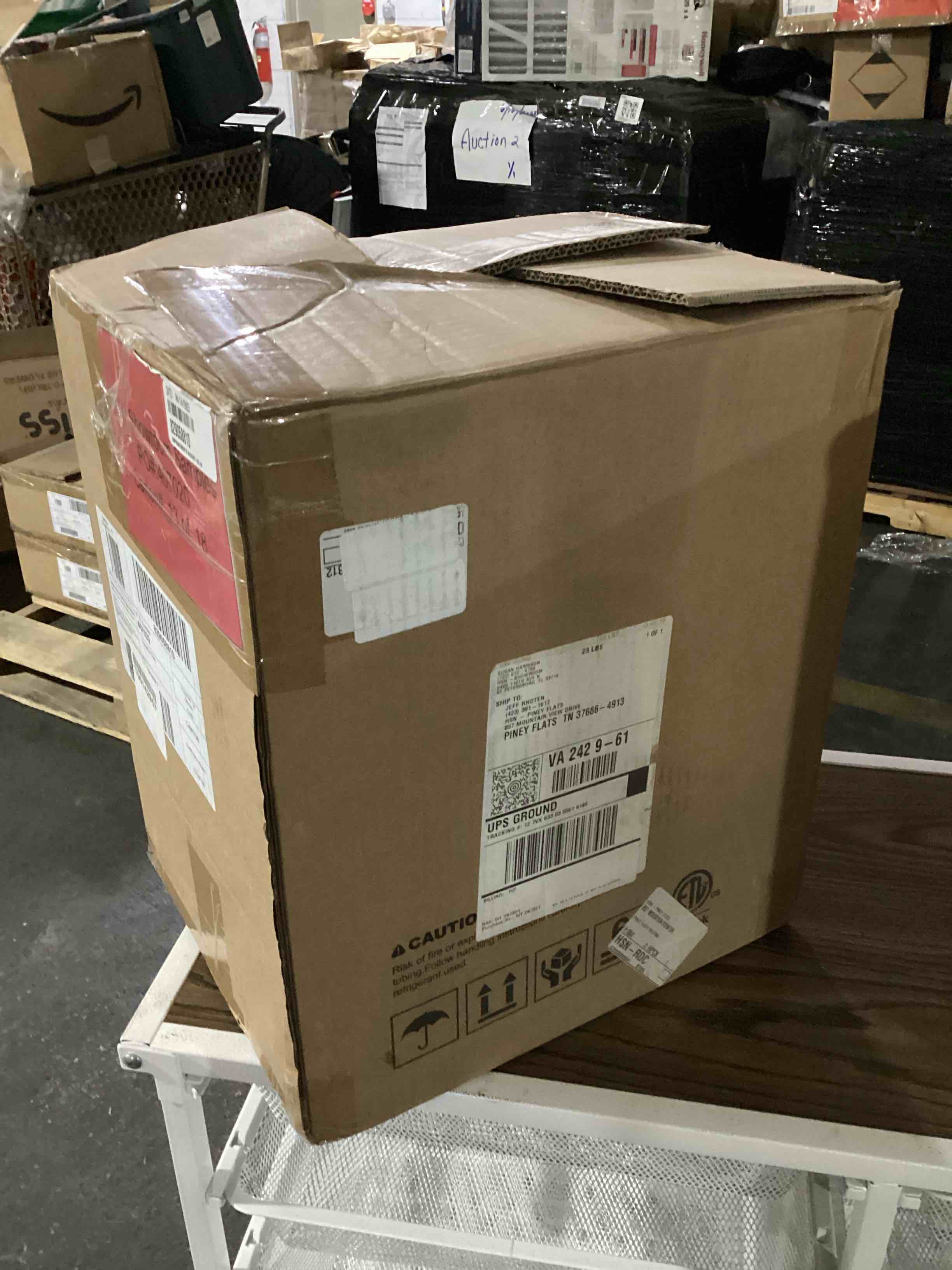 Condition photo showing As Is for improvements nugget ice maker - black