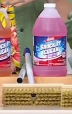 Professor Amos Shock It Clean 64oz. Concentrate With Tampico Brush - Secret Garden Scent