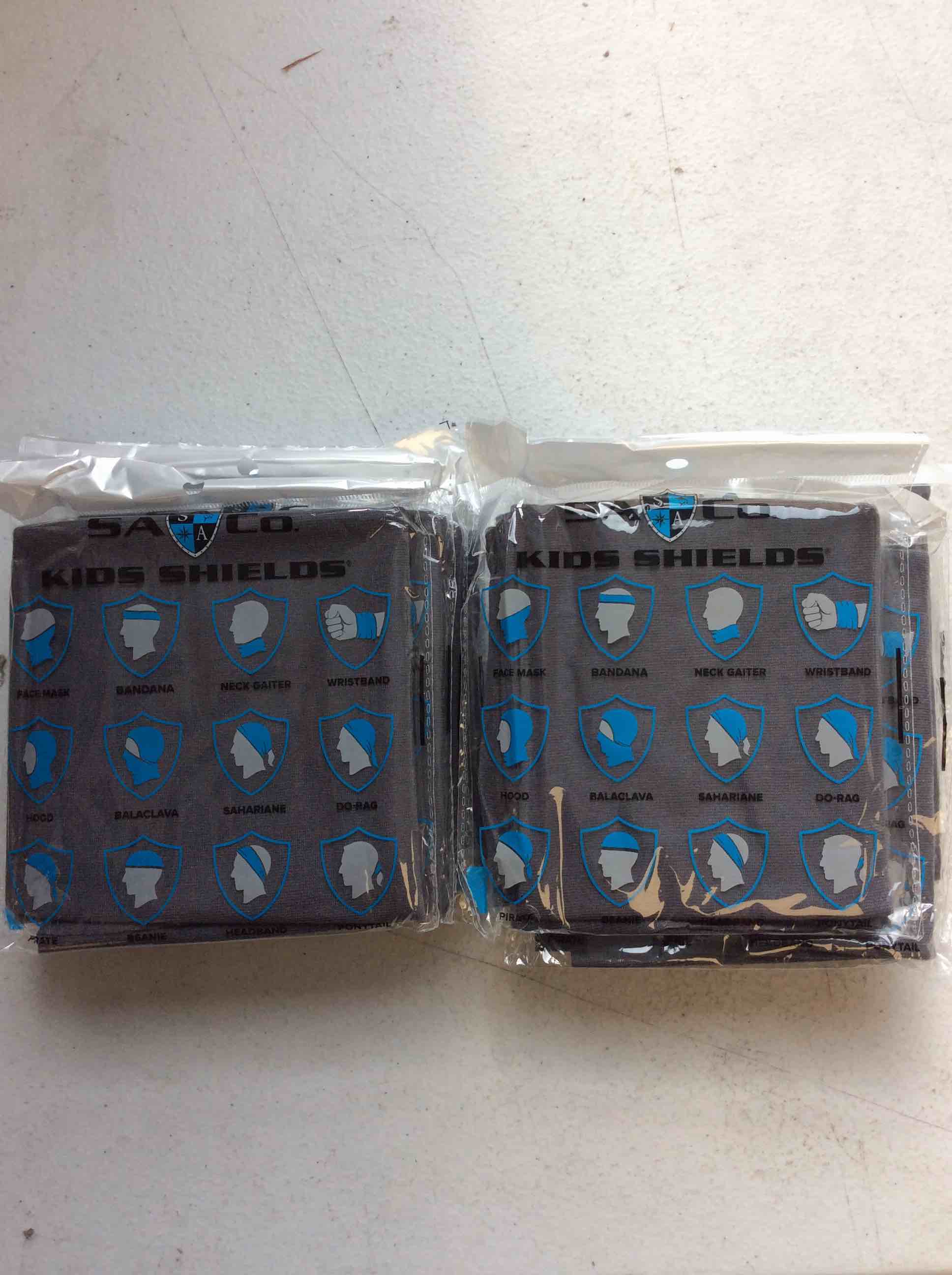 Condition photo showing New/Like New for ten sa co. gray kids shields 