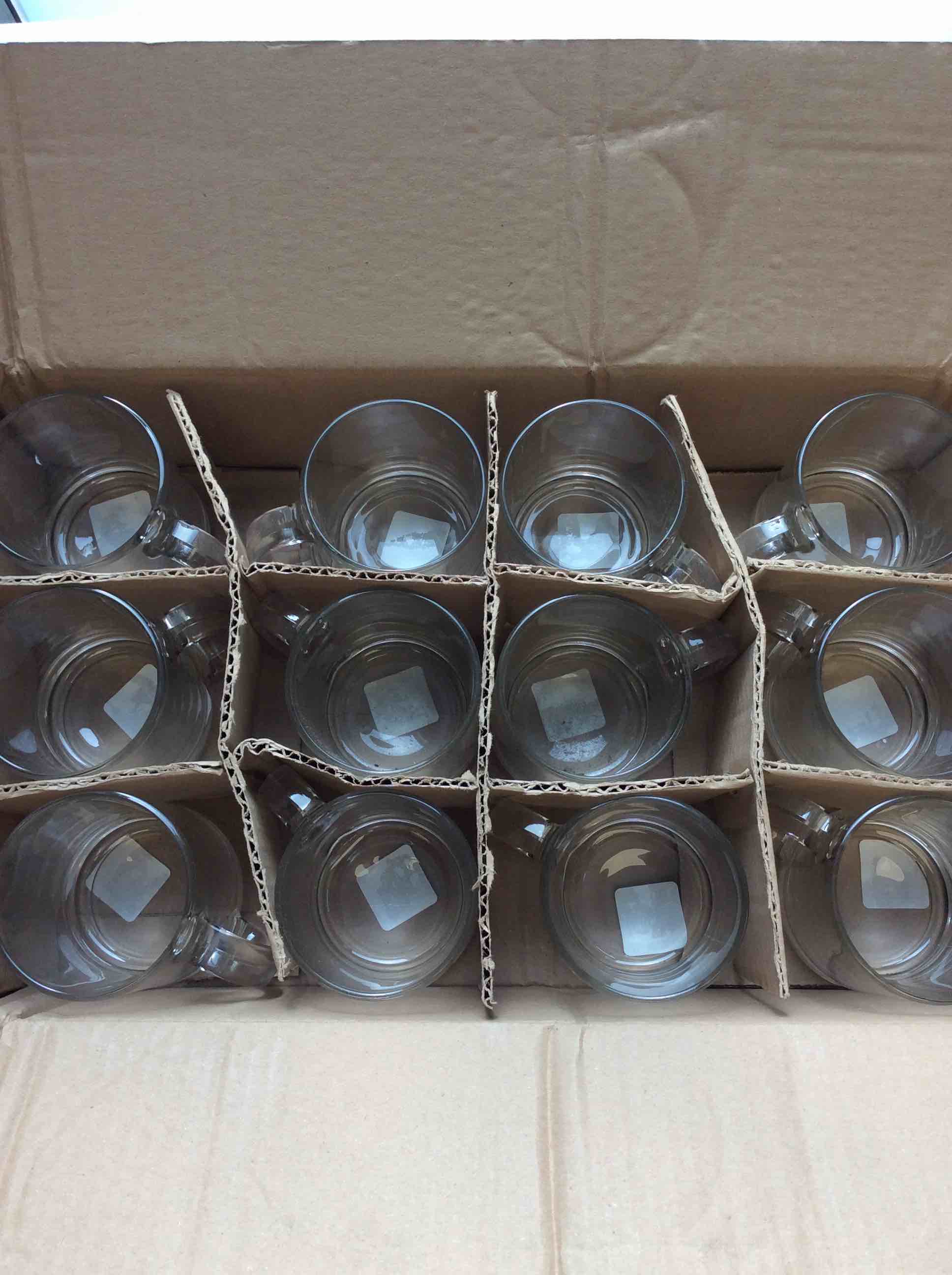 Condition photo showing New/Like New for libbey 1 dozen traditional coffee mugs 13 oz