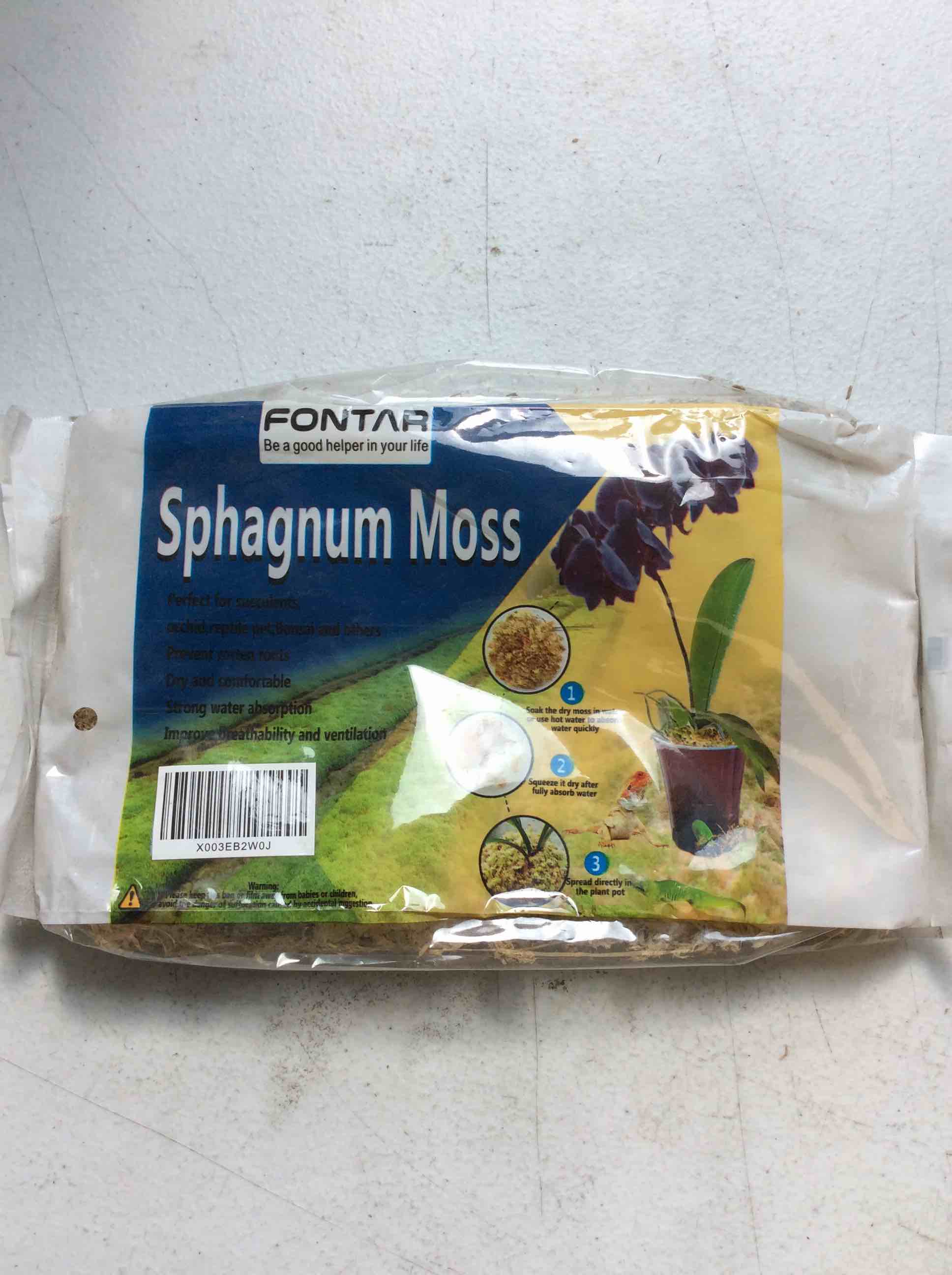 Condition photo showing Good Condition for fontar sphagnum moss