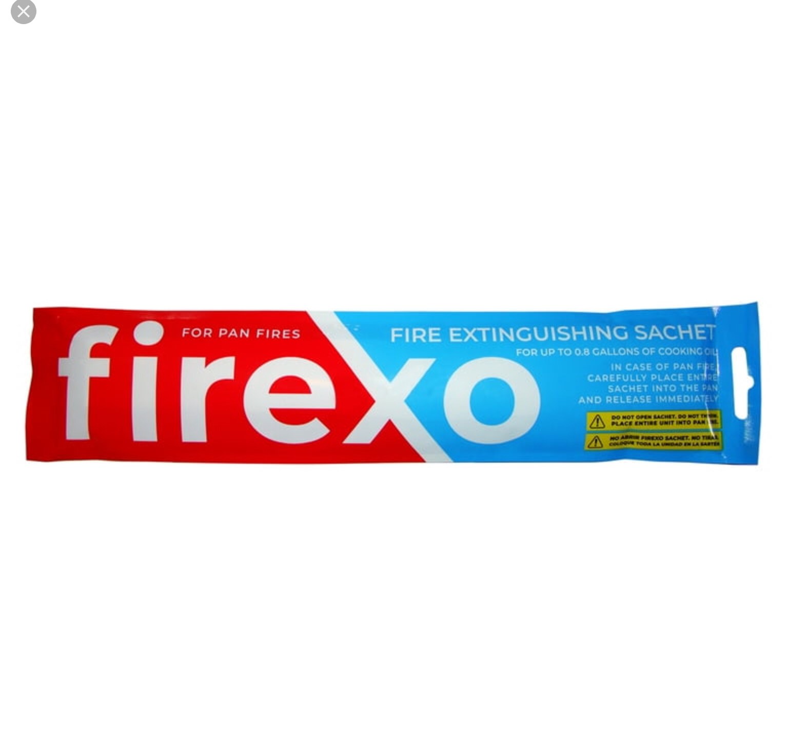 firexo for pan fires fire extinguishing sachet for up to 0.8 gallos of cooking oil 5 packs