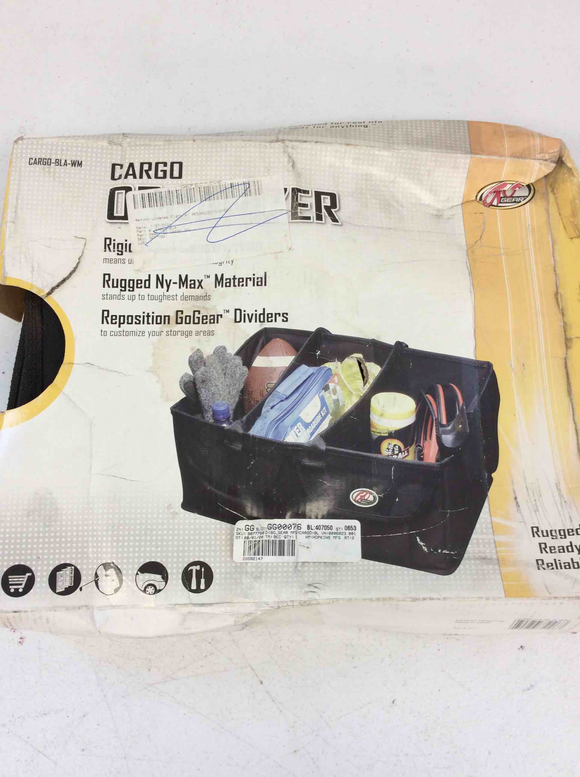 Condition photo showing As Is for gogear cargo organizer 