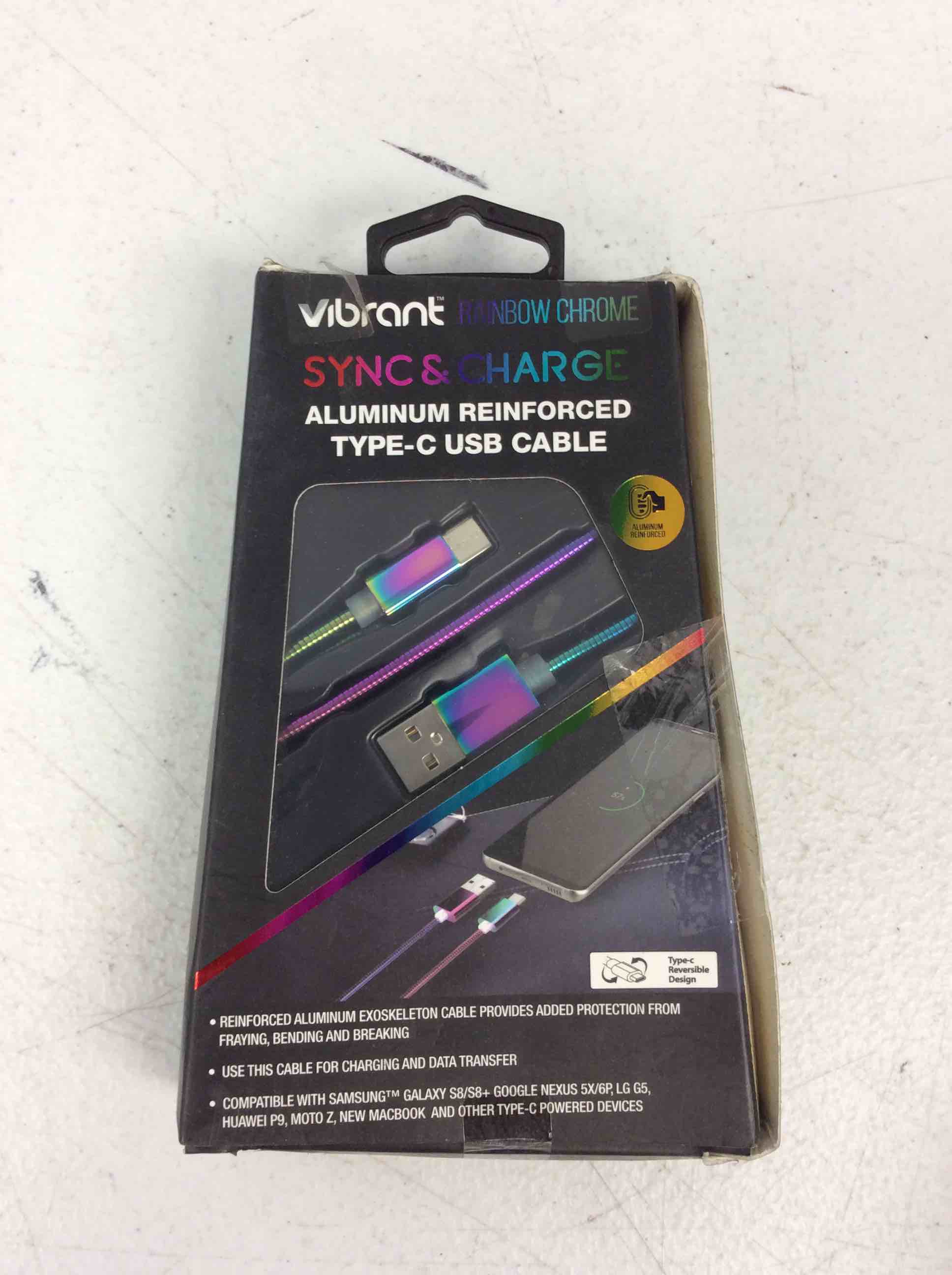 Condition photo showing New/Like New for type-c metal charge usb cable