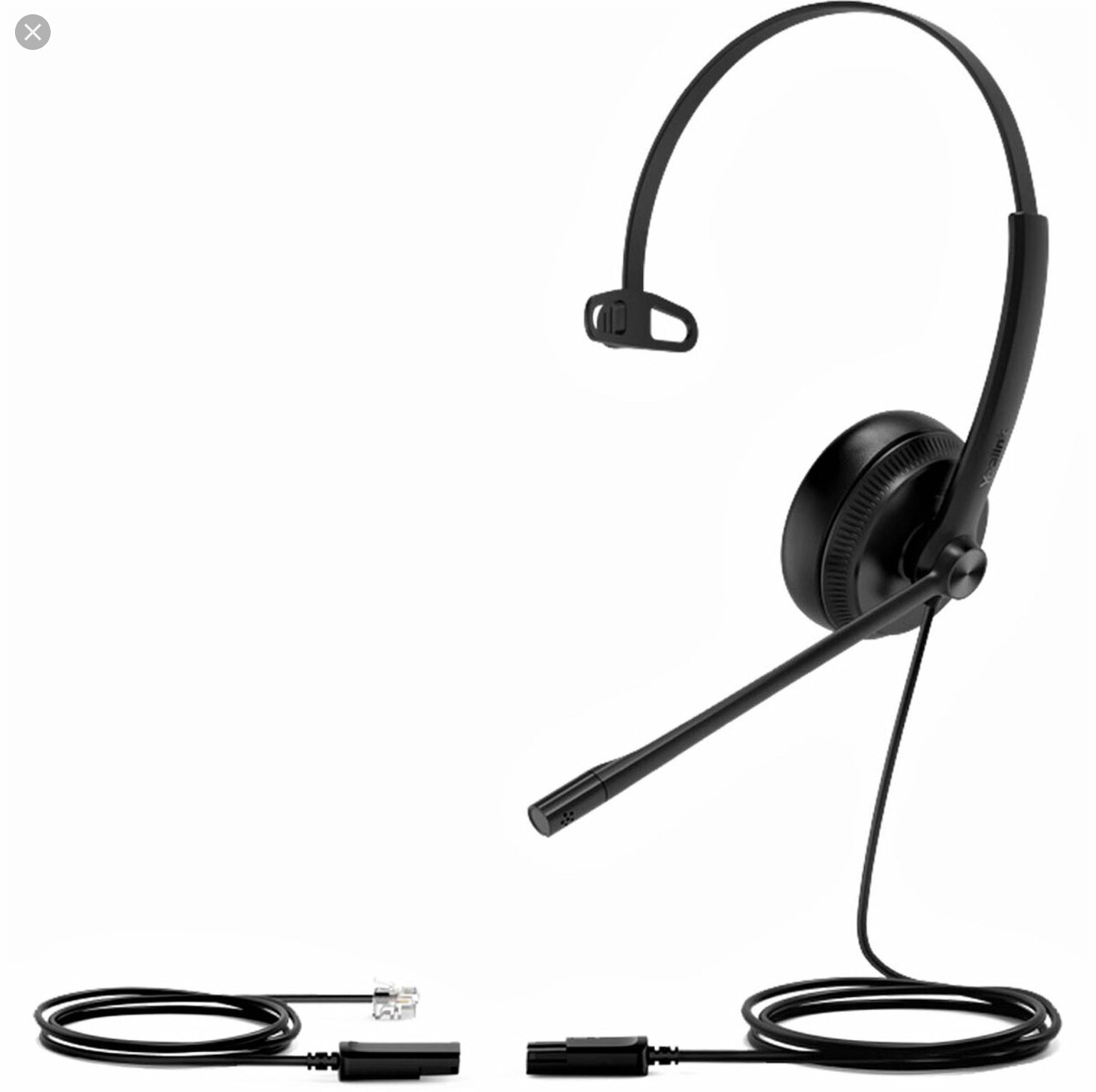 Yealink YHS34 Mono Analog Wired Headset