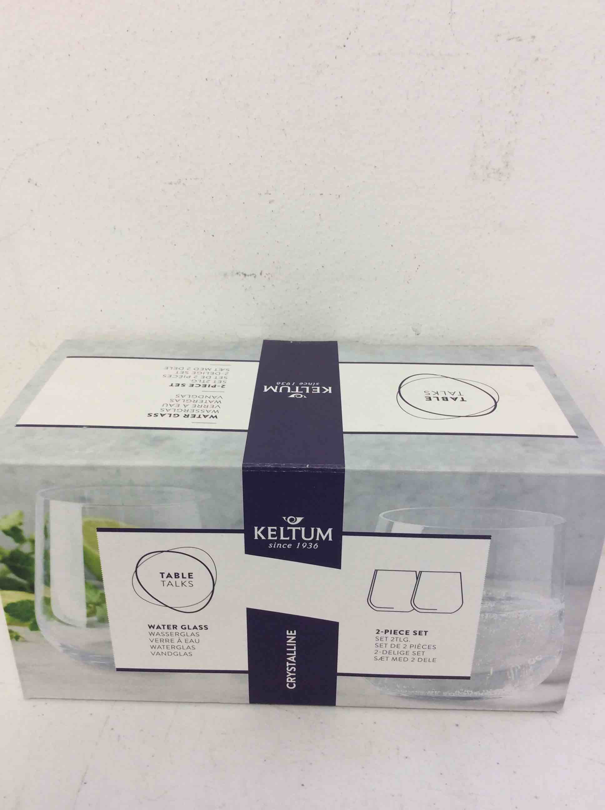 Condition photo showing New/Like New for keltum water glass 2-piece set