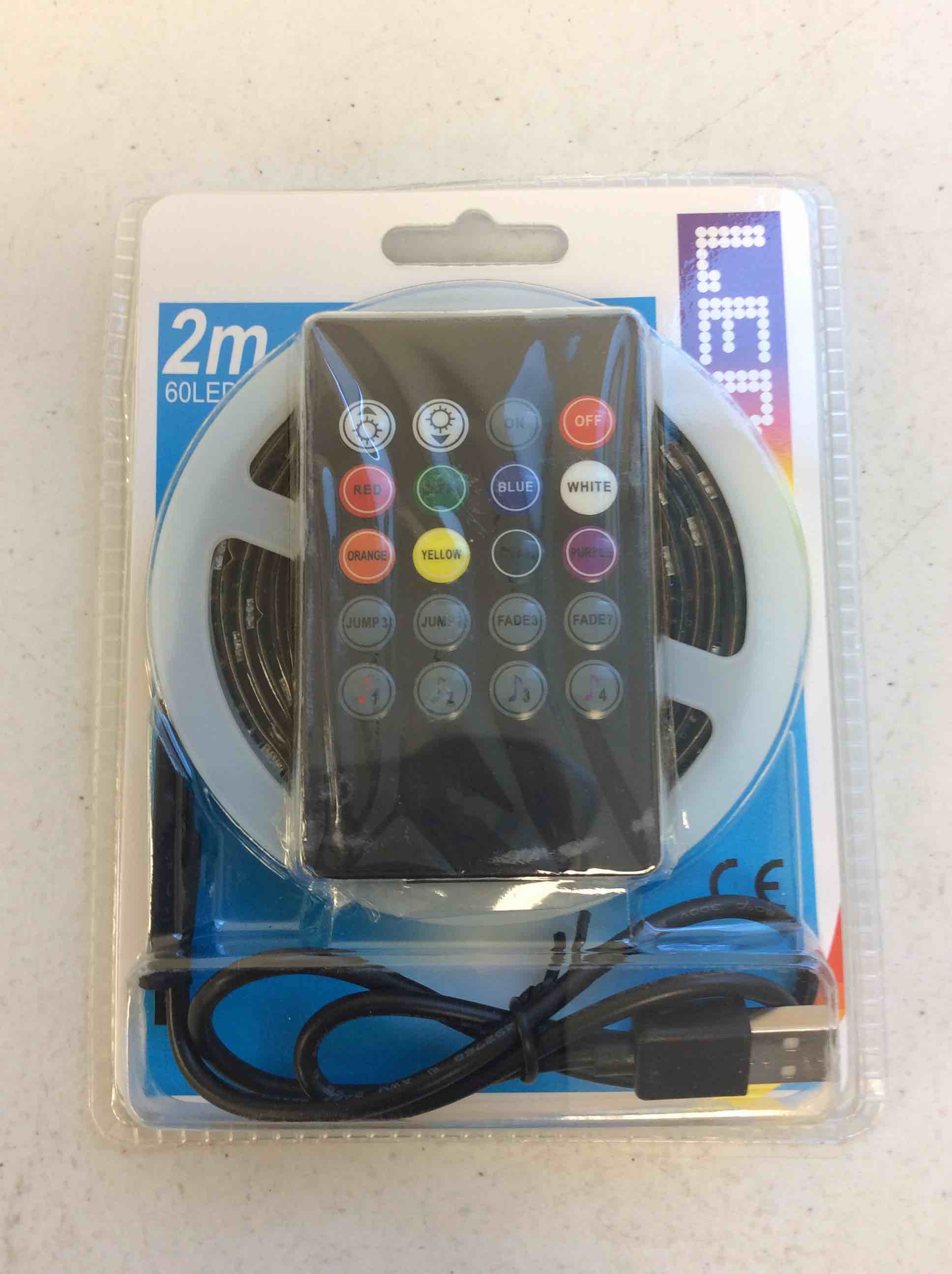 Condition photo showing New/Like New for led lights 2m in length