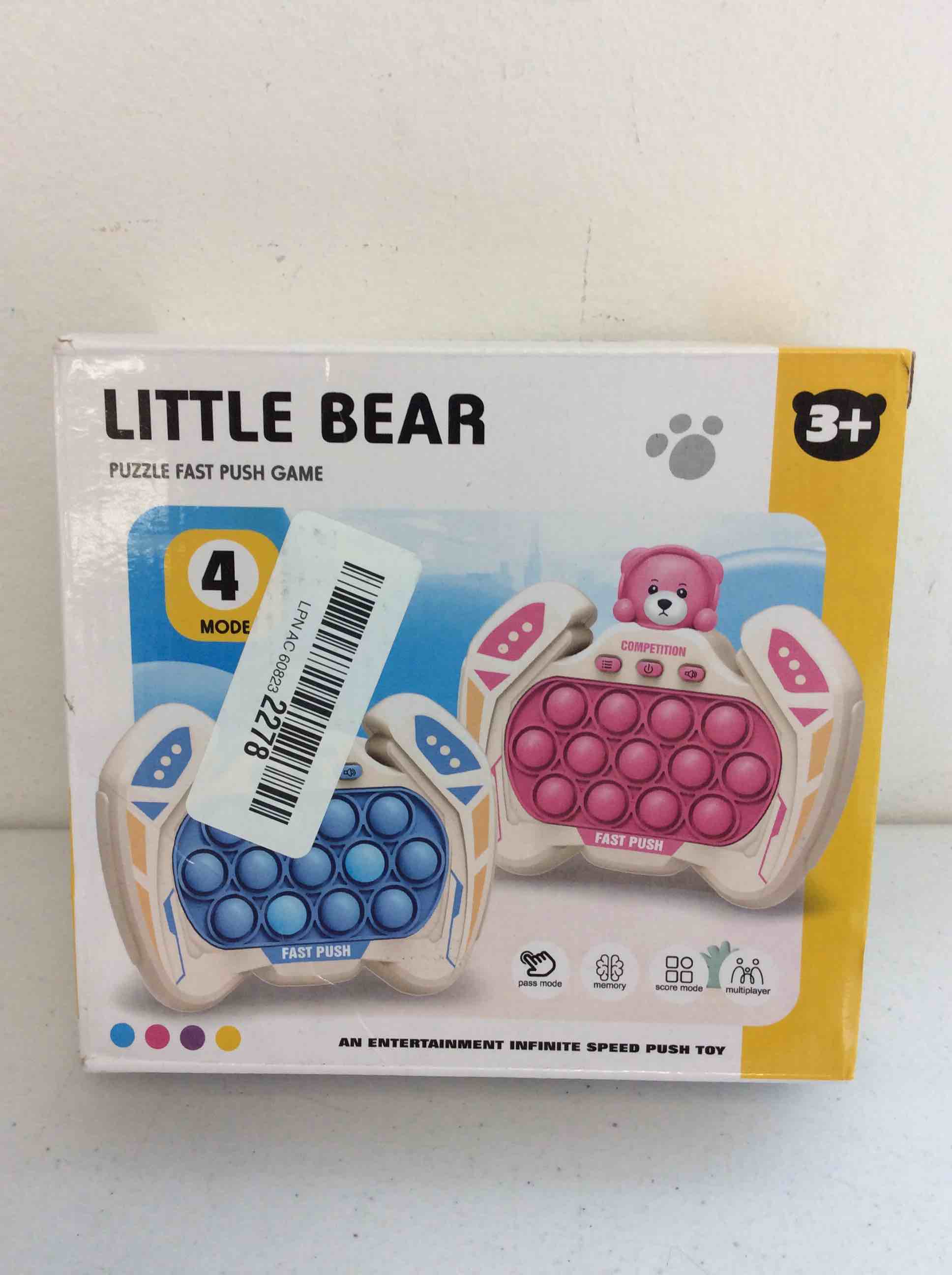Condition photo showing Good Condition for little bear puzzle fast push game 4 modes