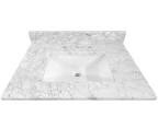 Allen Roth 31 inch vanity top Natural Carrera Marble