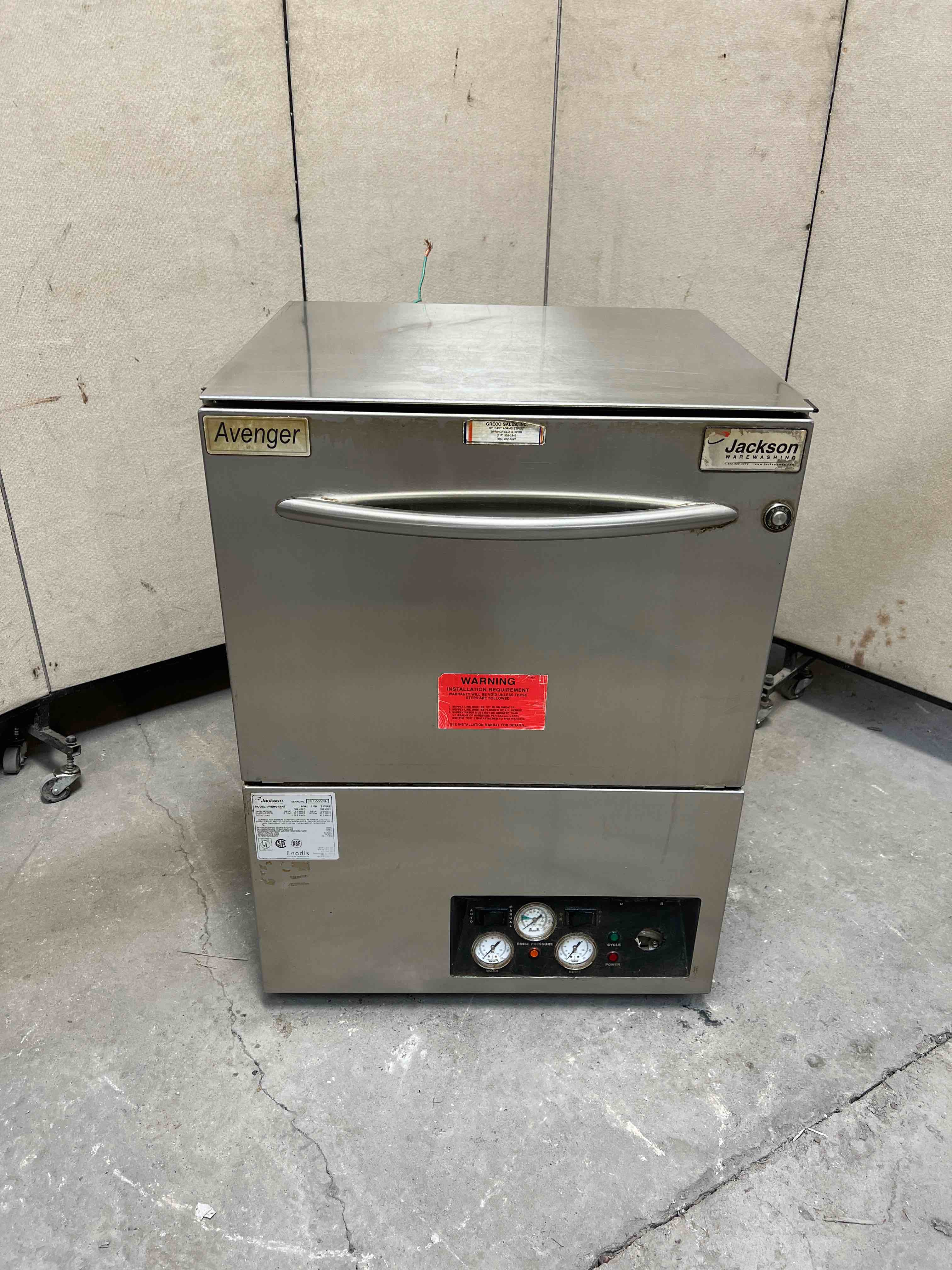 JACKSON UNDER COUNTER DISHWASHER