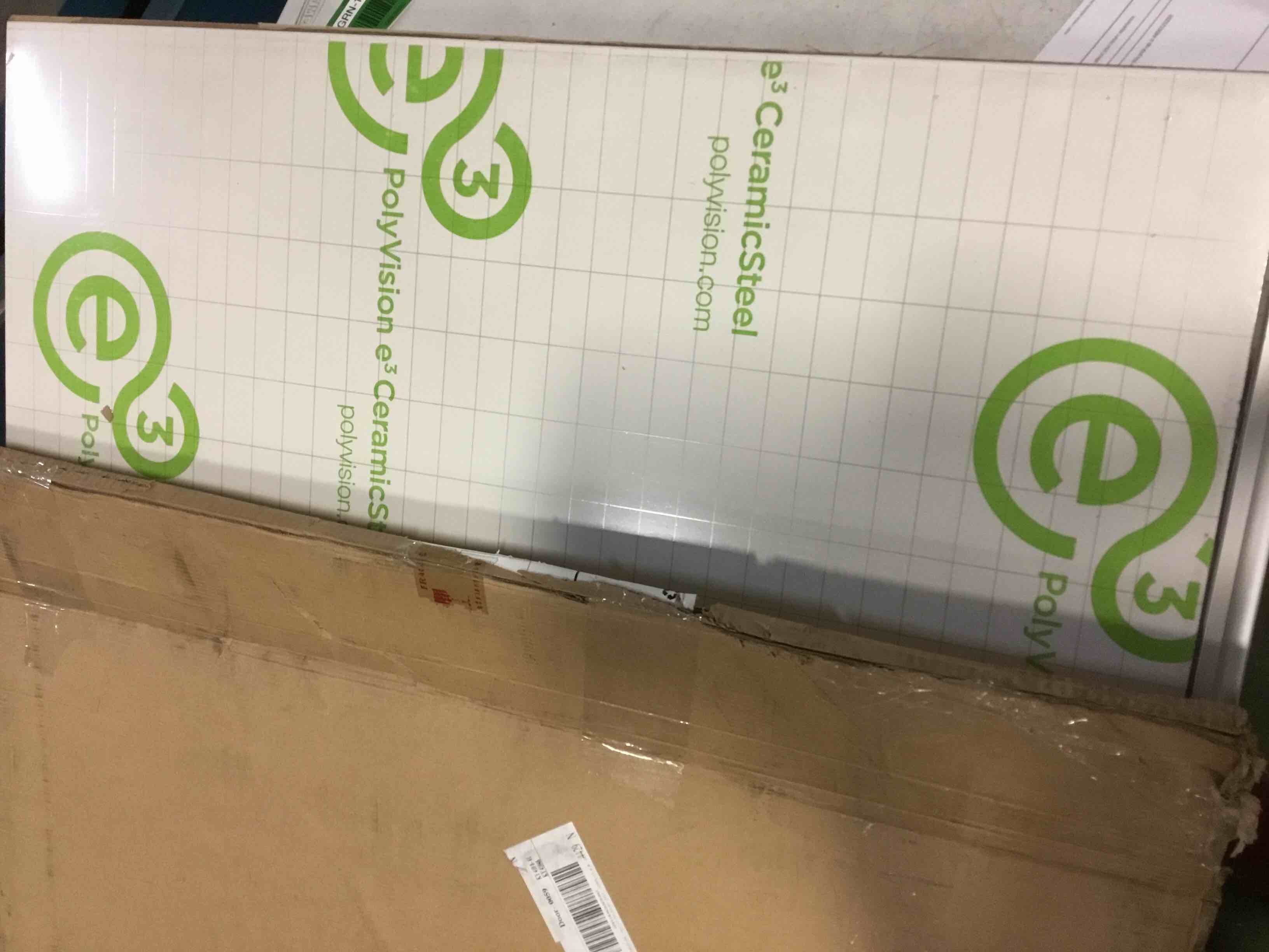 MasterVision MA0594830 - Tabla de planificación magnética de borrado en seco, 36.0 x 48.0 in, marco de aluminio, gris