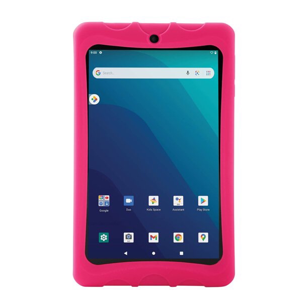onn. 8" Kids Tablet, Pink, 32GB Storage, 2GB RAM, Android 11 GO, 2GHz Quad-Core Processor, LCD Display, Dual-band Wi-Fi