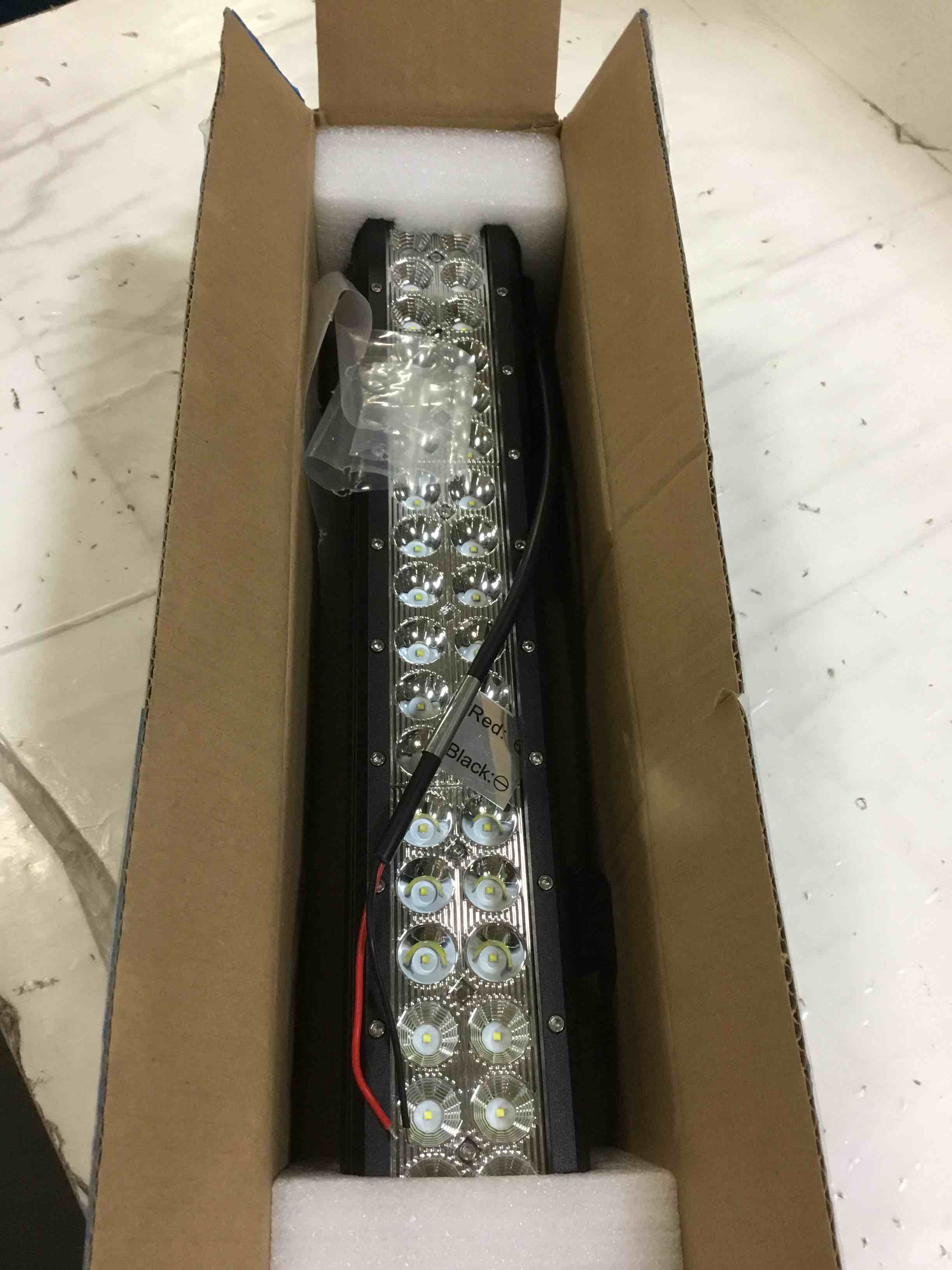 Nilight - ZH006 LED Light Bar 20 Inch 126W Spot Flood Combo Led Off Road Lights with 16AWG Wiring Harness Kit-2 Lead, 2 Years Warranty