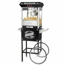 Great Northern Popcorn Company 6035 Popcorn Cart, 8oz - Black