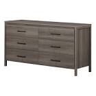 home Maple Gravity 6 Drawer 59.25'' W natural oak
