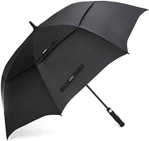 g4free 54” automatic golf umbrella, black