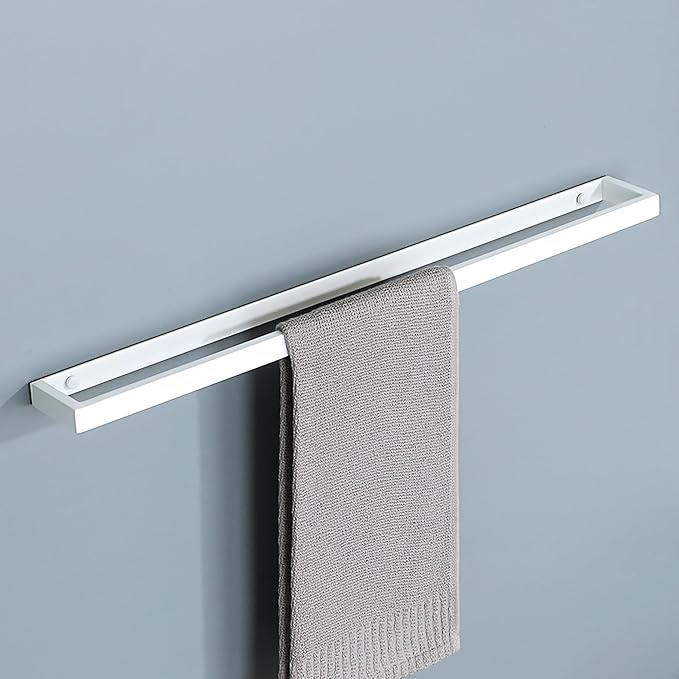 Alise Bath Towel Bars,24 Inch Towel Holder Towel Racks for Bathroom and Lavatory,SUS304 Stainless Steel Hand Towel Hanger Rail Wall Mount,Matte Black GJF060-B