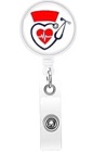Nurse retractable badge reel 
