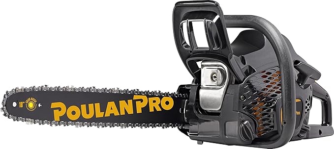 Poulan Pro PR4218, 18 inch Chainsaw, 42cc 2-Cycle Gas Powered Chainsaw, Case Included
