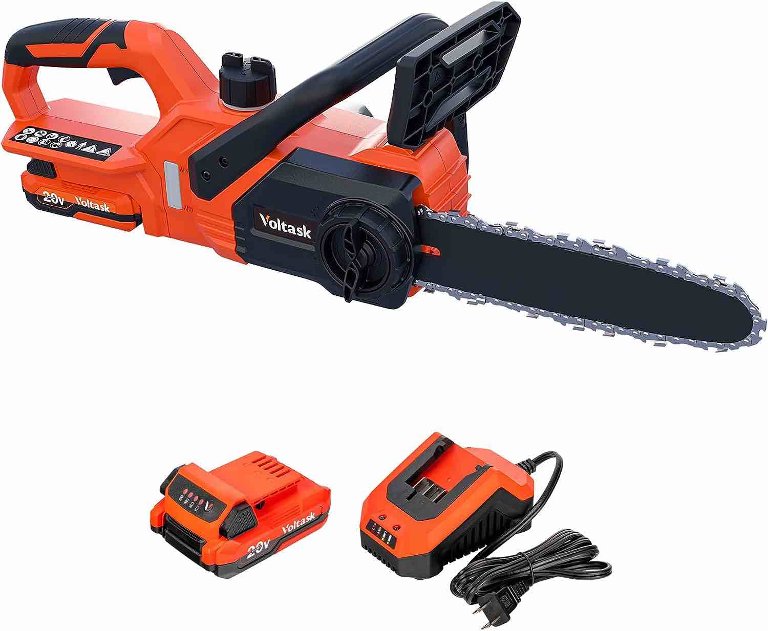 voltask 20v 10inch cordless chainsaw