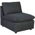 ANDES FURNITURE ARMLESS CHAIR ***(Missing pillow)***BUILD YOUR OWN SECTIONAL WL-2211012