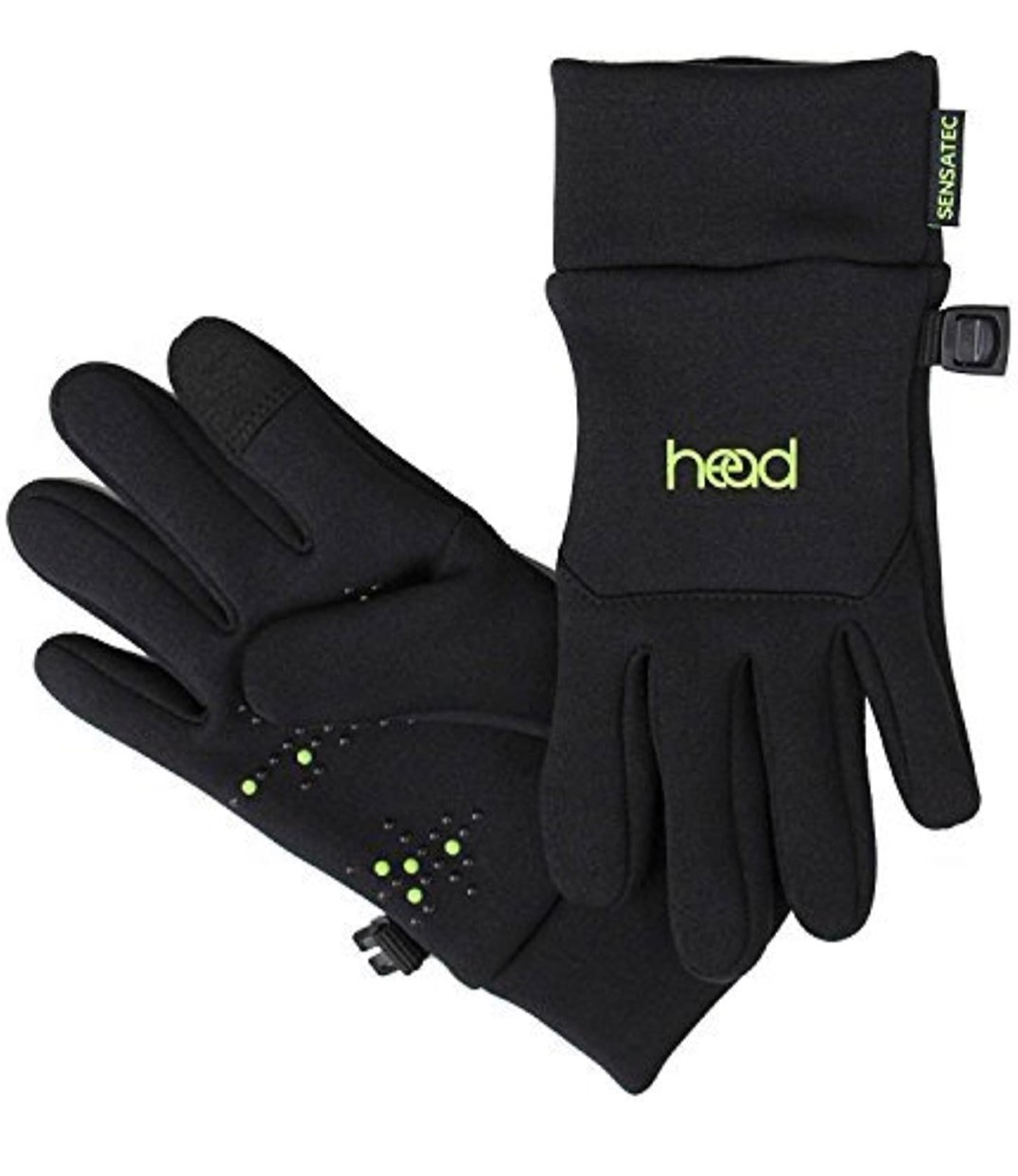 HEAD KID'S TOUCHSCREEN GLOVES & MITTENS (BLACK, LARGE)