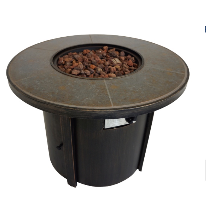 Summerville Charleston 32” round fire pit table 