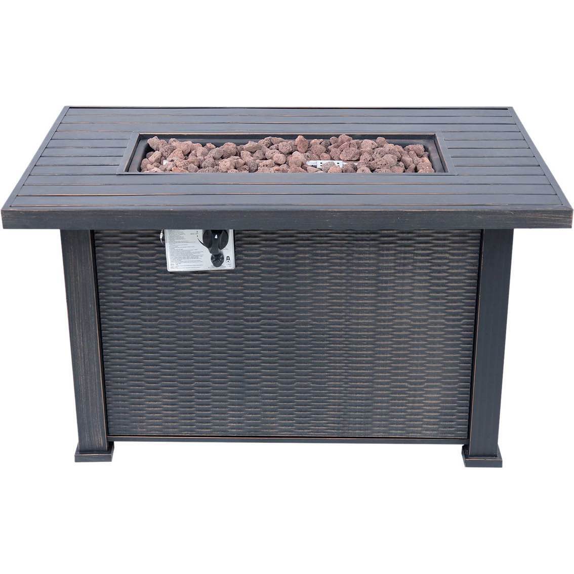 Summerville havasu26” x 46” fire pit table 