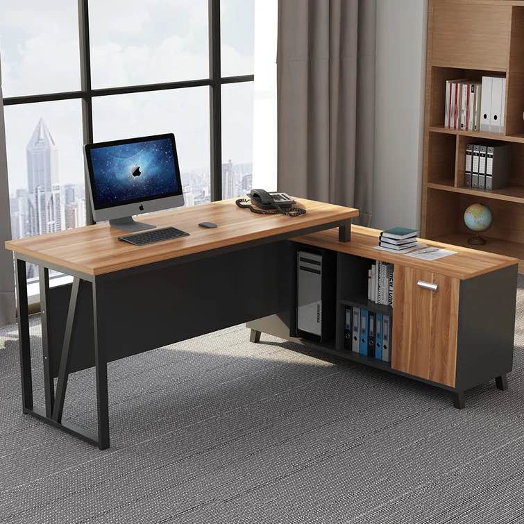 L-shaped desk