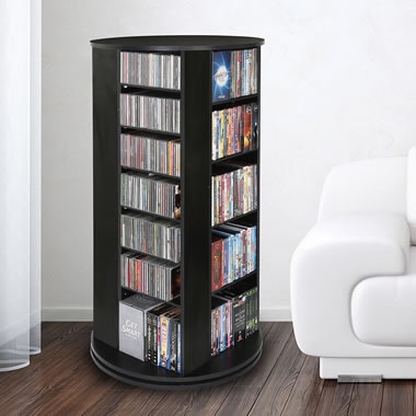 Space Saving Rotating CD/DVD Tower (incomplete, box 1 of 2 only)