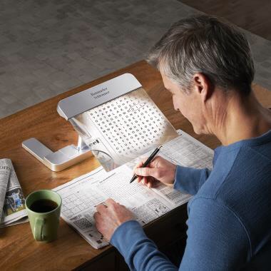 Full Page Illuminated Desktop Magnifier