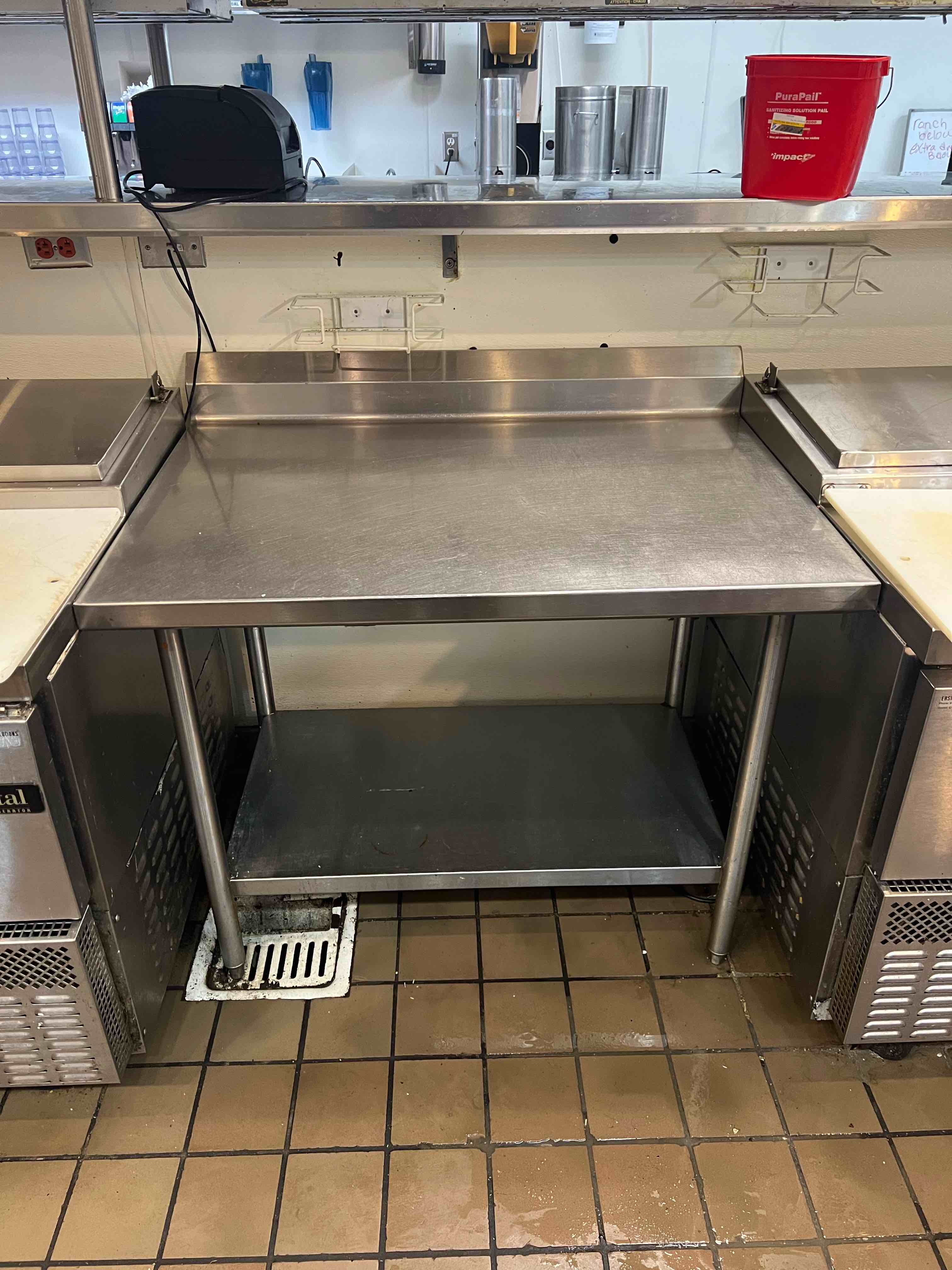 Stainless Steel Table With Undershelf 