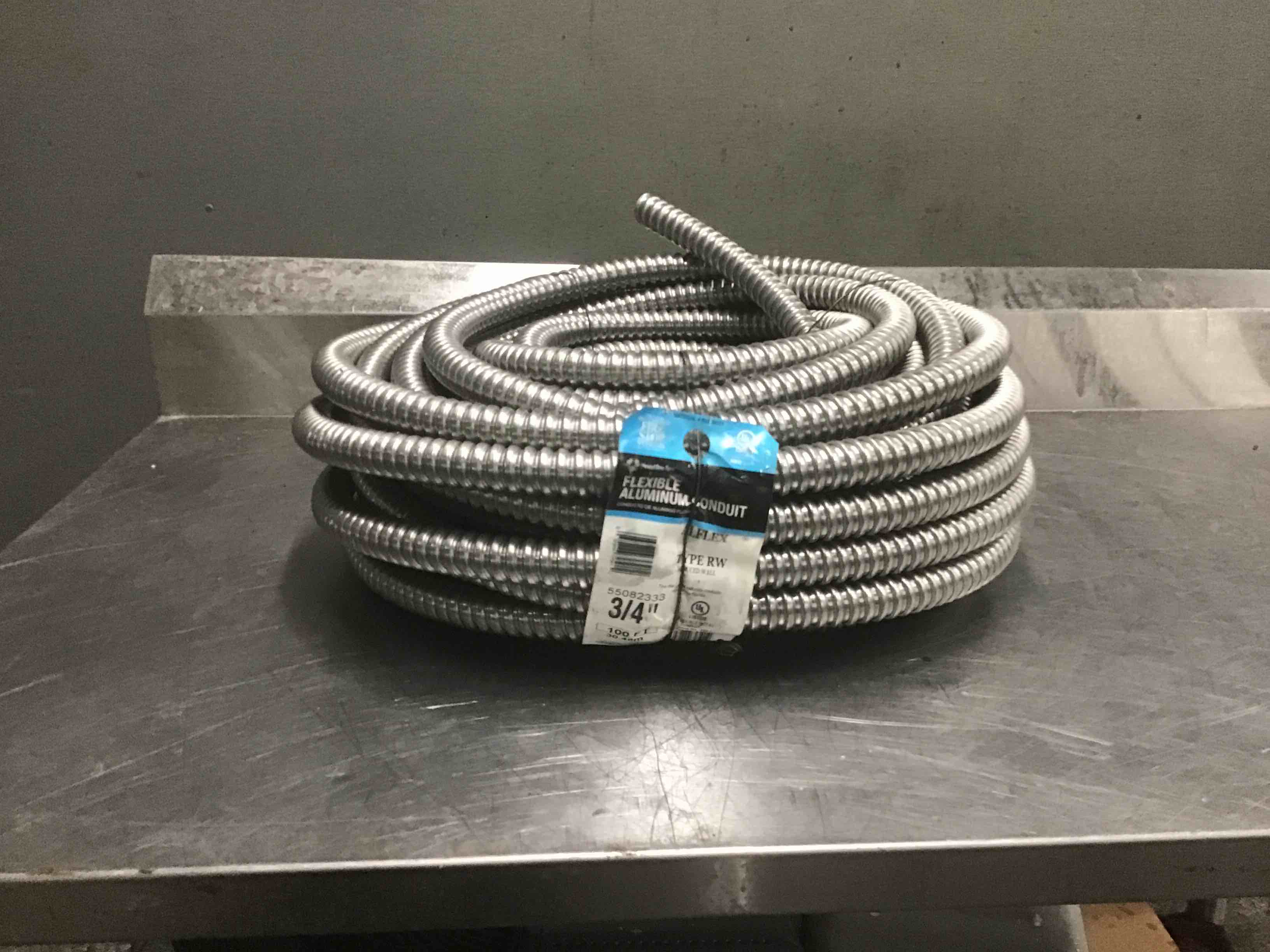 Fire Stop Systems 3/4 Inch Flexible Aluminium Conduit 