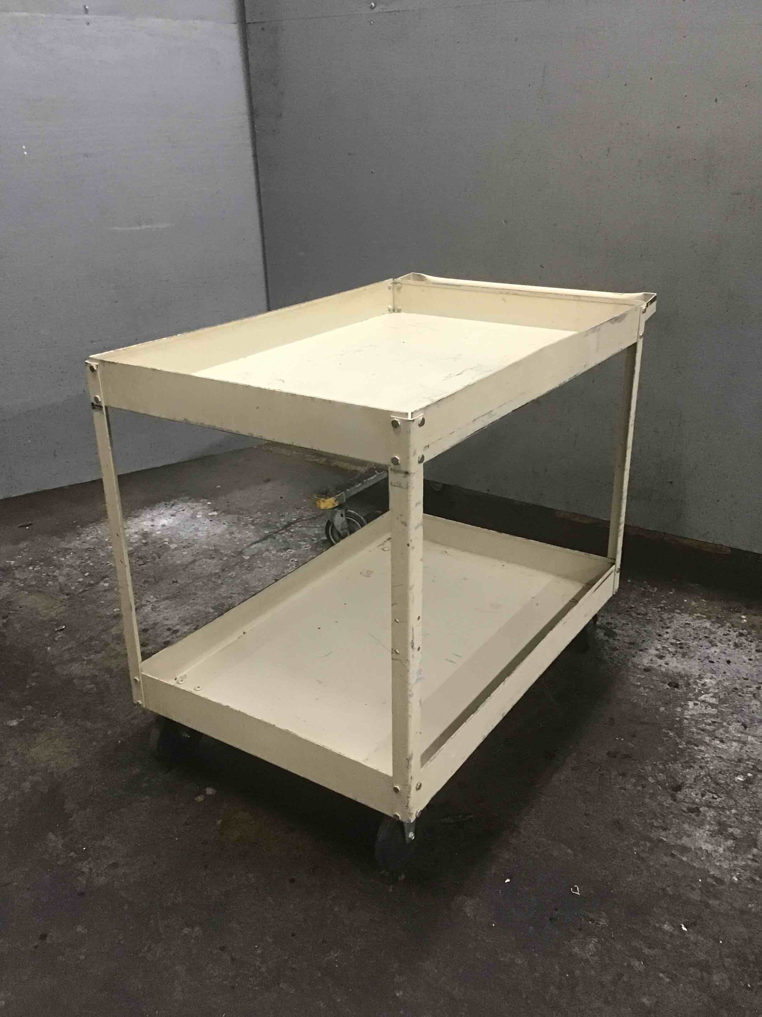 Metal 2 Shelf Utility Cart