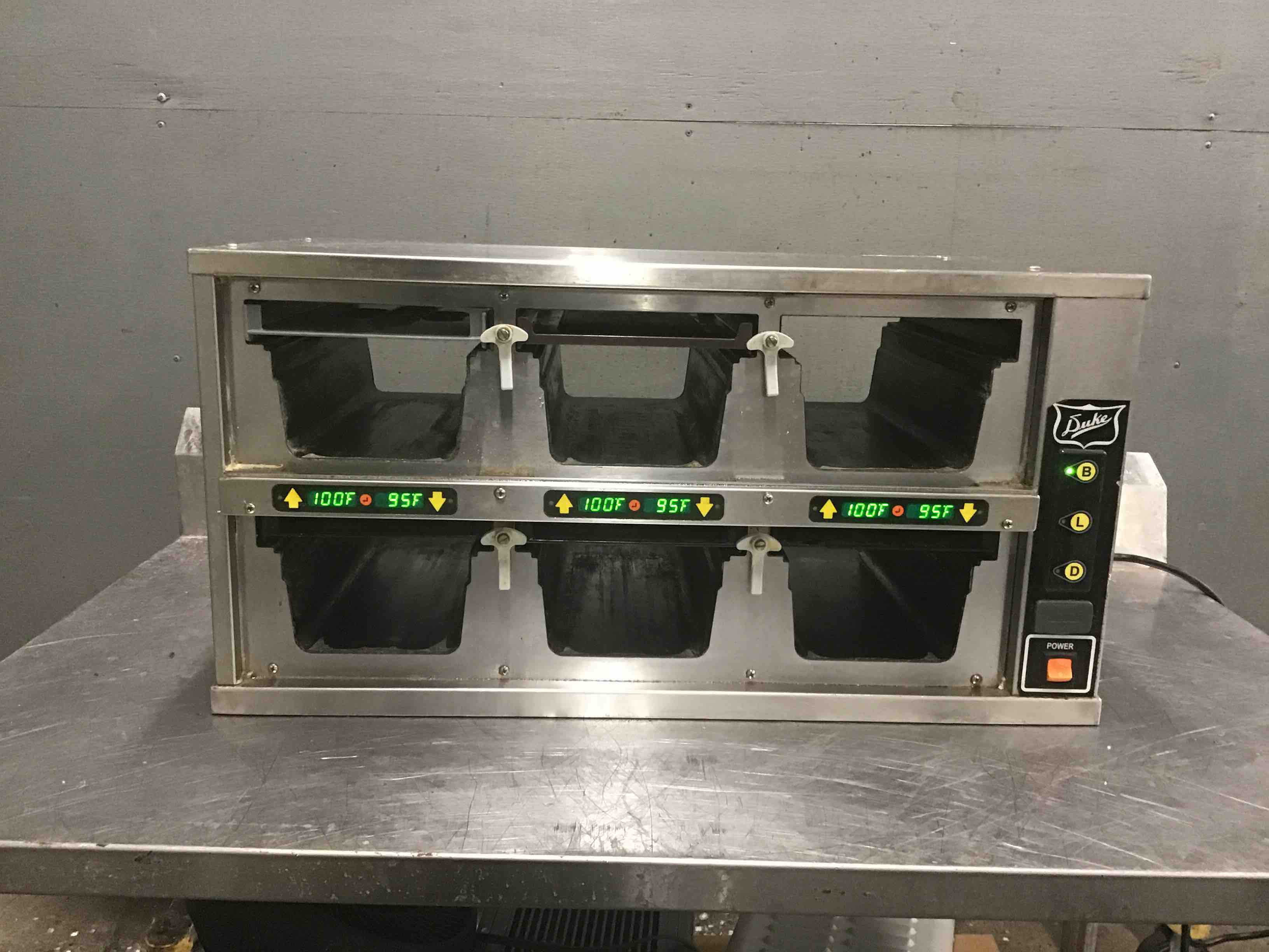 Duke Stainless Steel Countertop 28.75 Inch  Electric Heated Holding Cabinet 