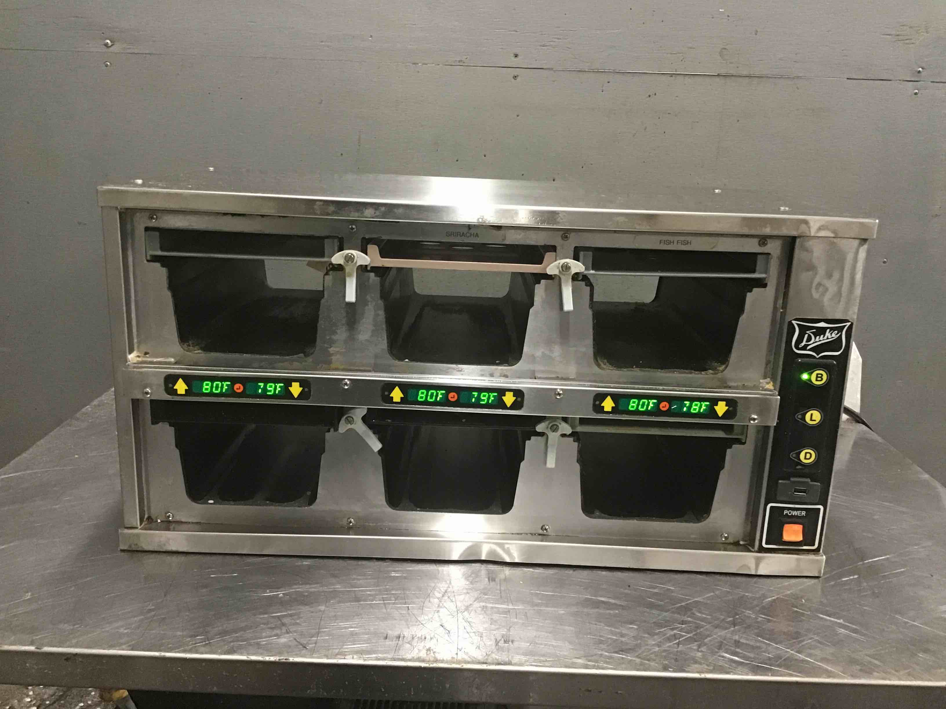 Duke Stainless Steel Countertop 28.75 Inch  Electric Heated Holding Cabinet
